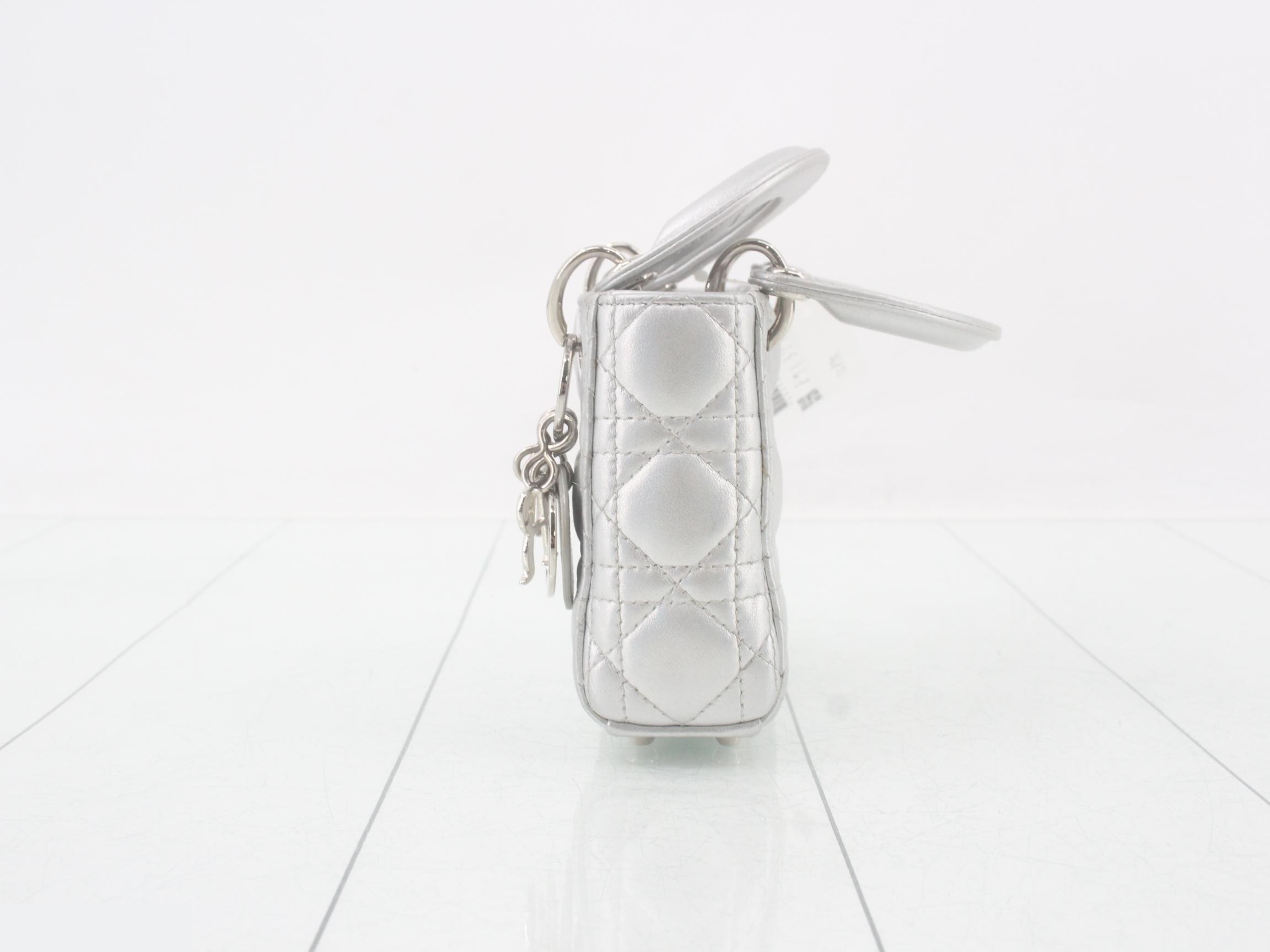 Lady Dior Cannage 2-Way Shoulder Handbag — view 3