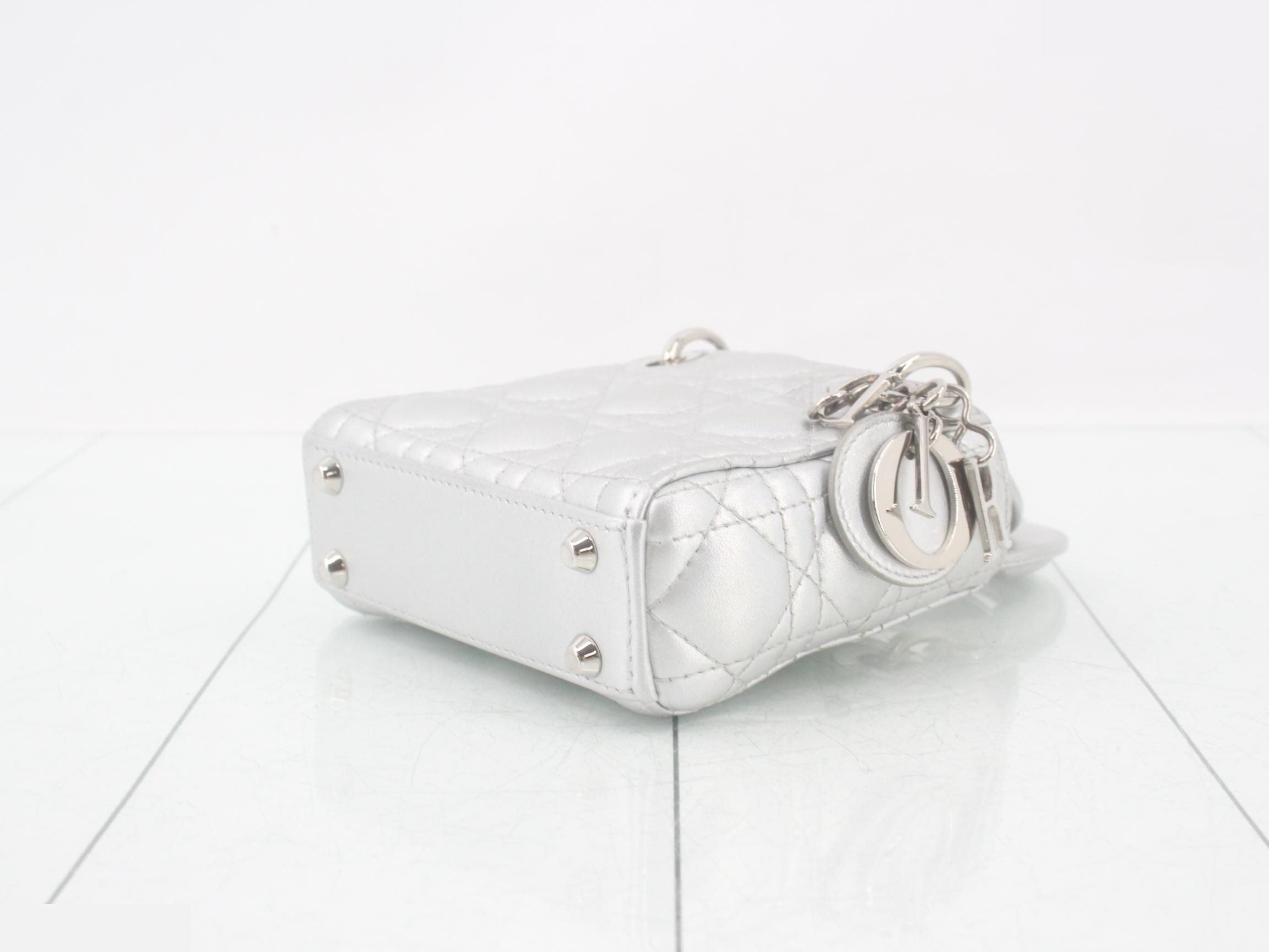Lady Dior Cannage 2-Way Shoulder Handbag — view 6