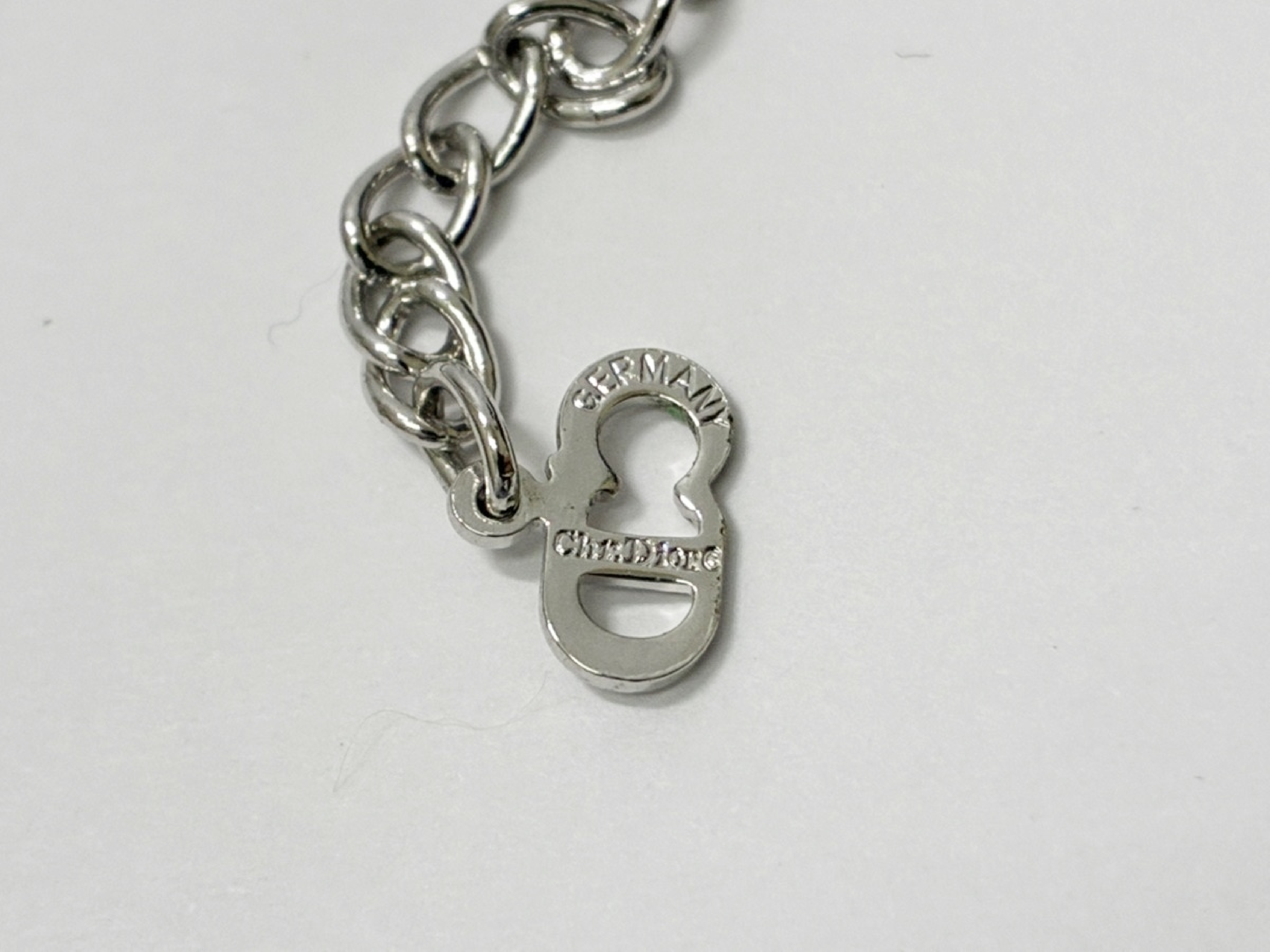 Rhinestone Necklace, Silver Color — view 5