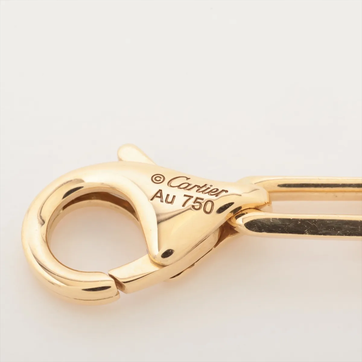 Santos de Cartier bracelet, 750 (yellow gold), 9.6g, 731HVI, lobster clasp slightly loose. — view 4