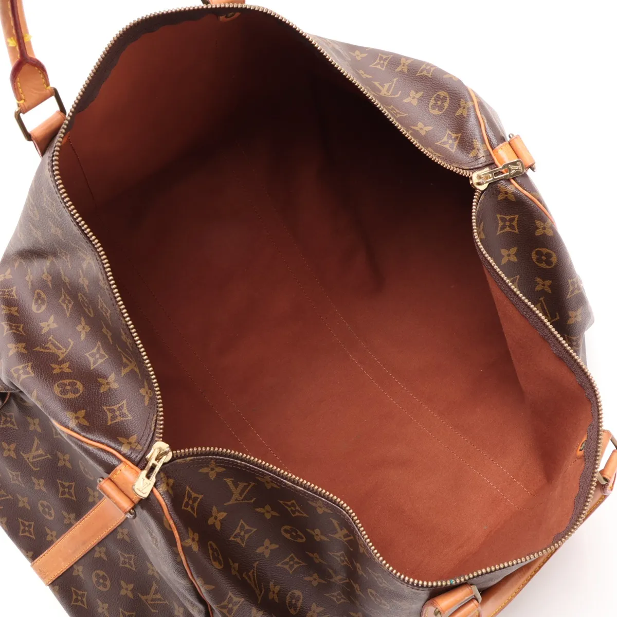 Monogram Keepall Bandoulière 60 M41412 VI8907 Brown — view 8