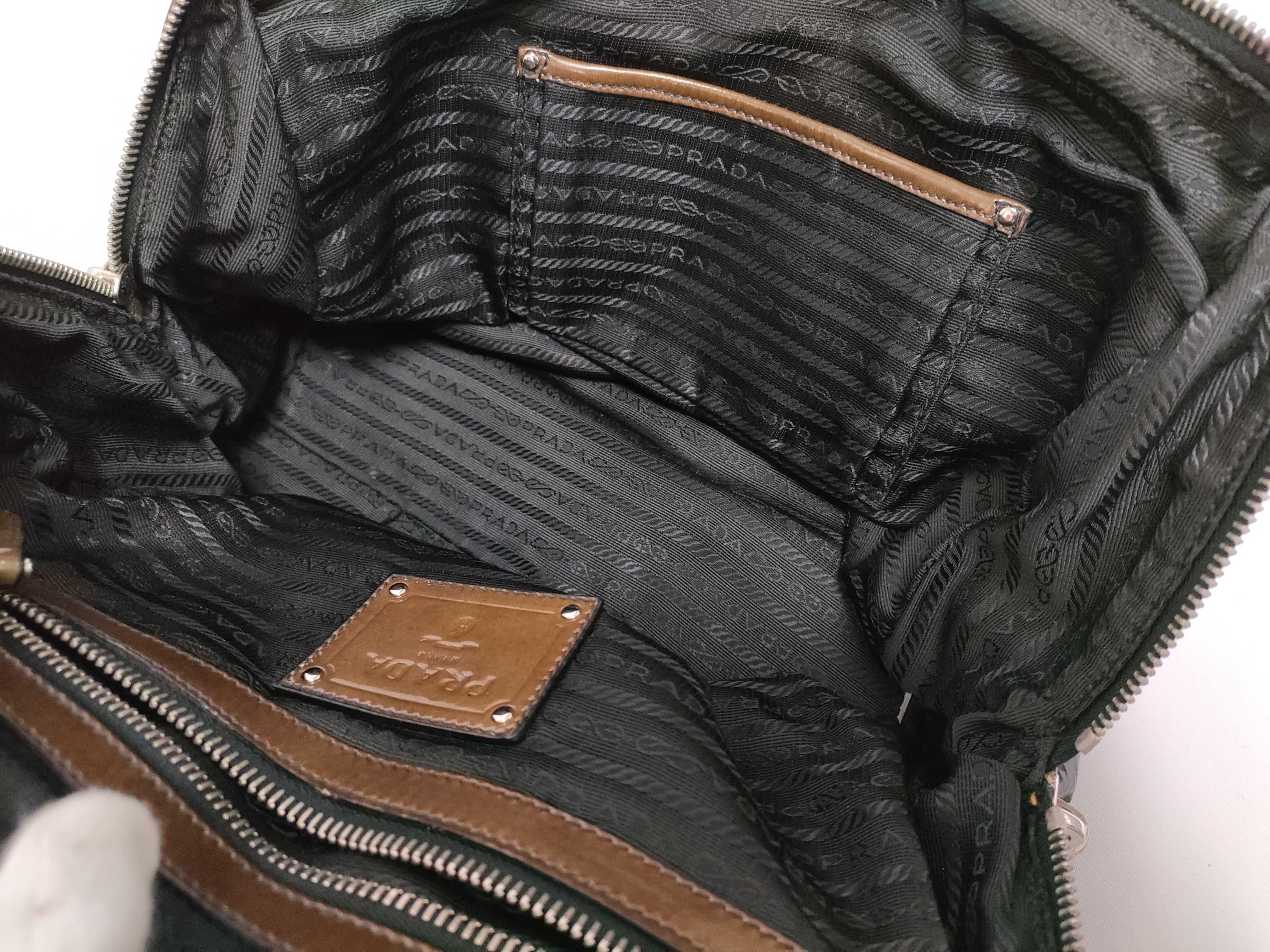 Mini Boston Bag, Brown Leather Enamel Handbag — view 14