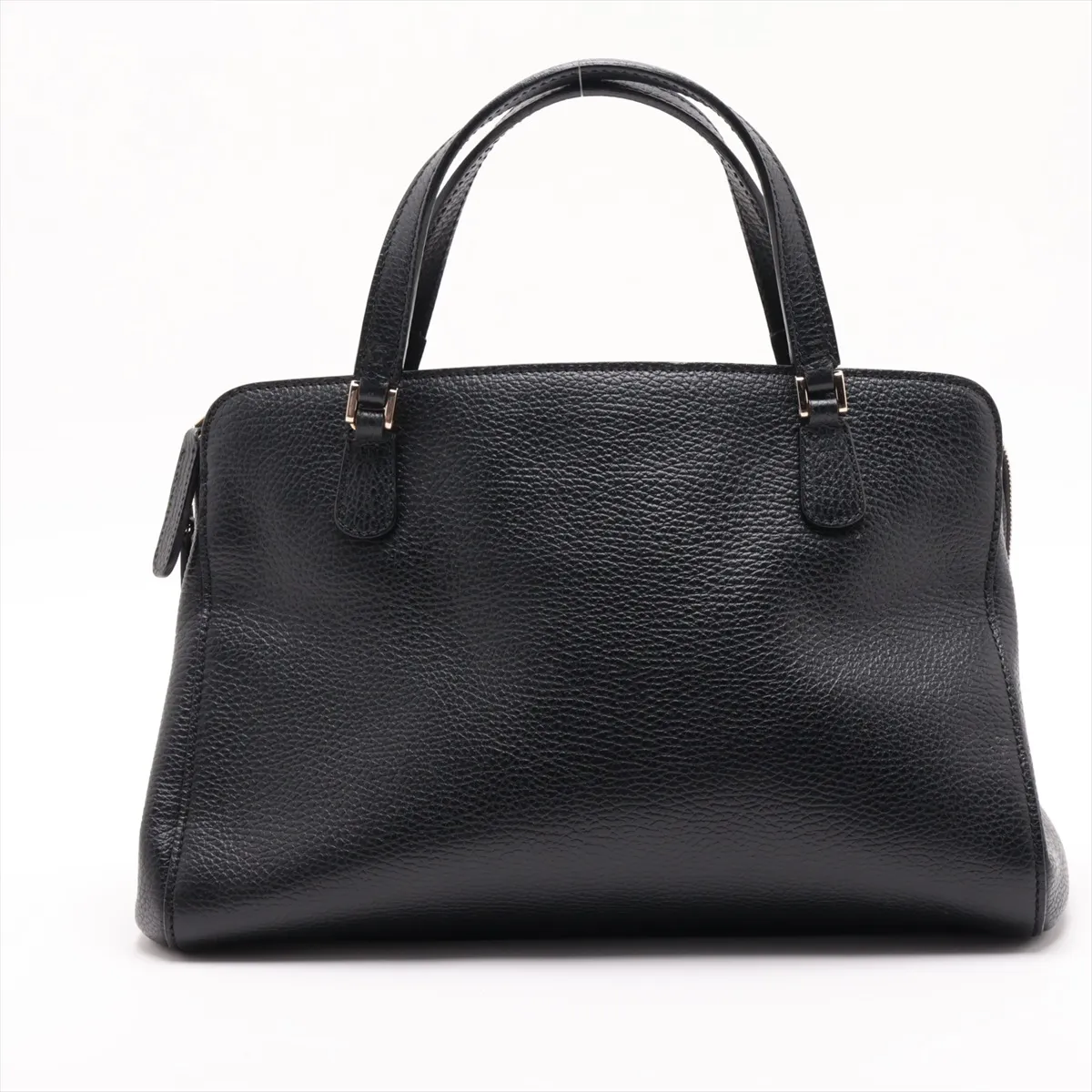 Leather 2-Way Handbag, Black, Item No. 377772 (Pending Registration) — view 2