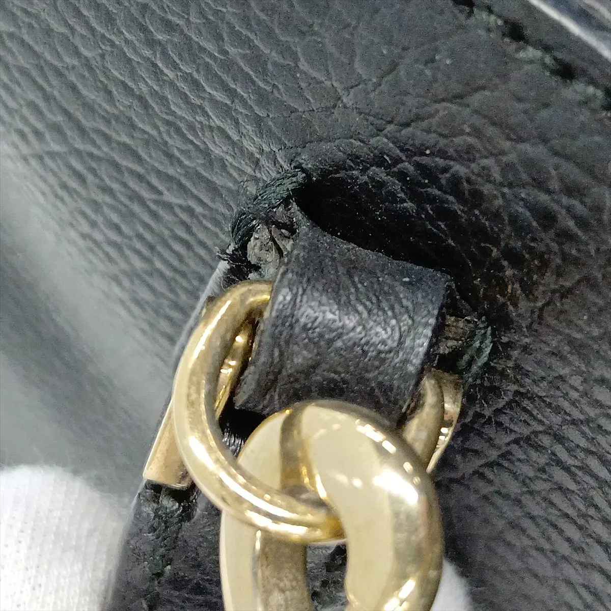 Leather 2-Way Handbag, Black, Item No. 377772 (Pending Registration) — view 14
