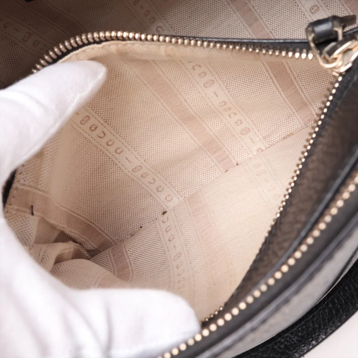 Leather 2-Way Handbag, Black, Item No. 377772 (Pending Registration) — view 9