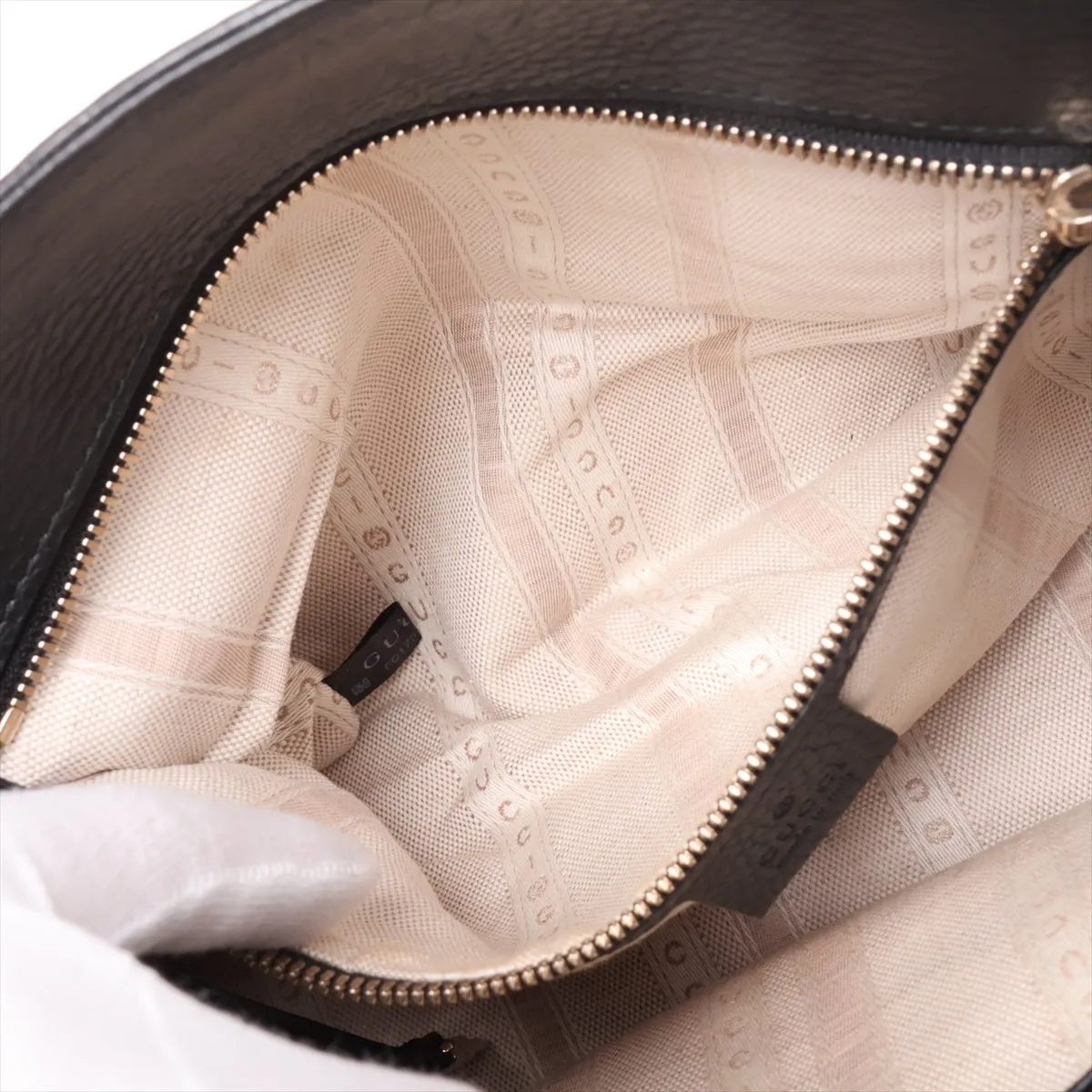 Leather 2-Way Handbag, Black, Item No. 377772 (Pending Registration) — view 10