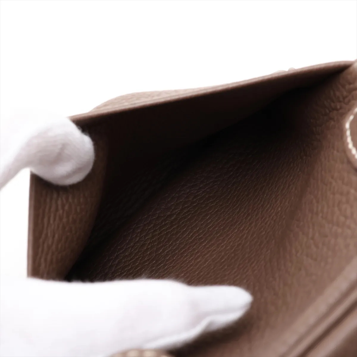 [Individually packaged] Hermes Lindy 30 Taurillon Clemence Etoupe Gold Hardware U: 2022 — view 11