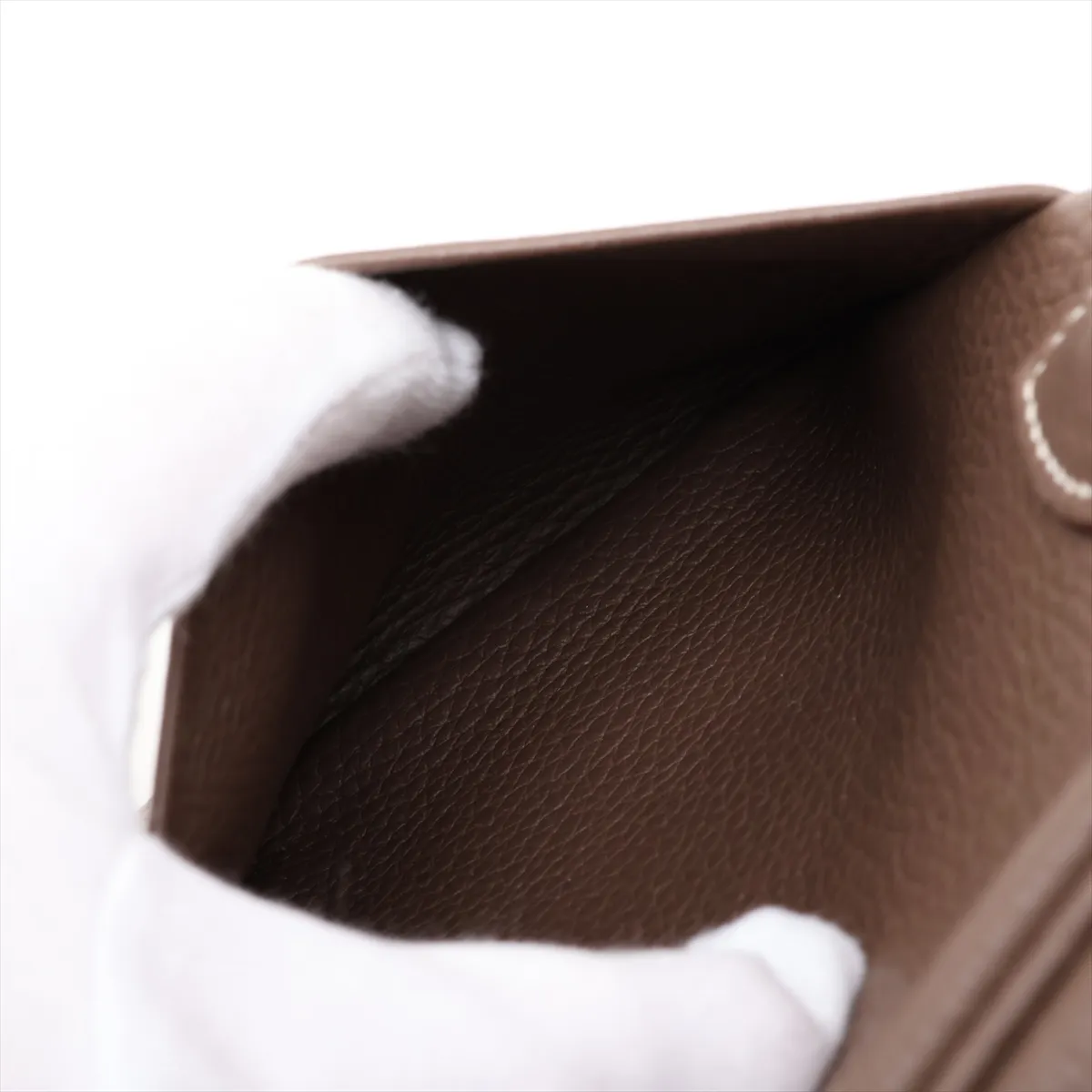 [Individually packaged] Hermes Lindy 30 Taurillon Clemence Etoupe Gold Hardware U: 2022 — view 12