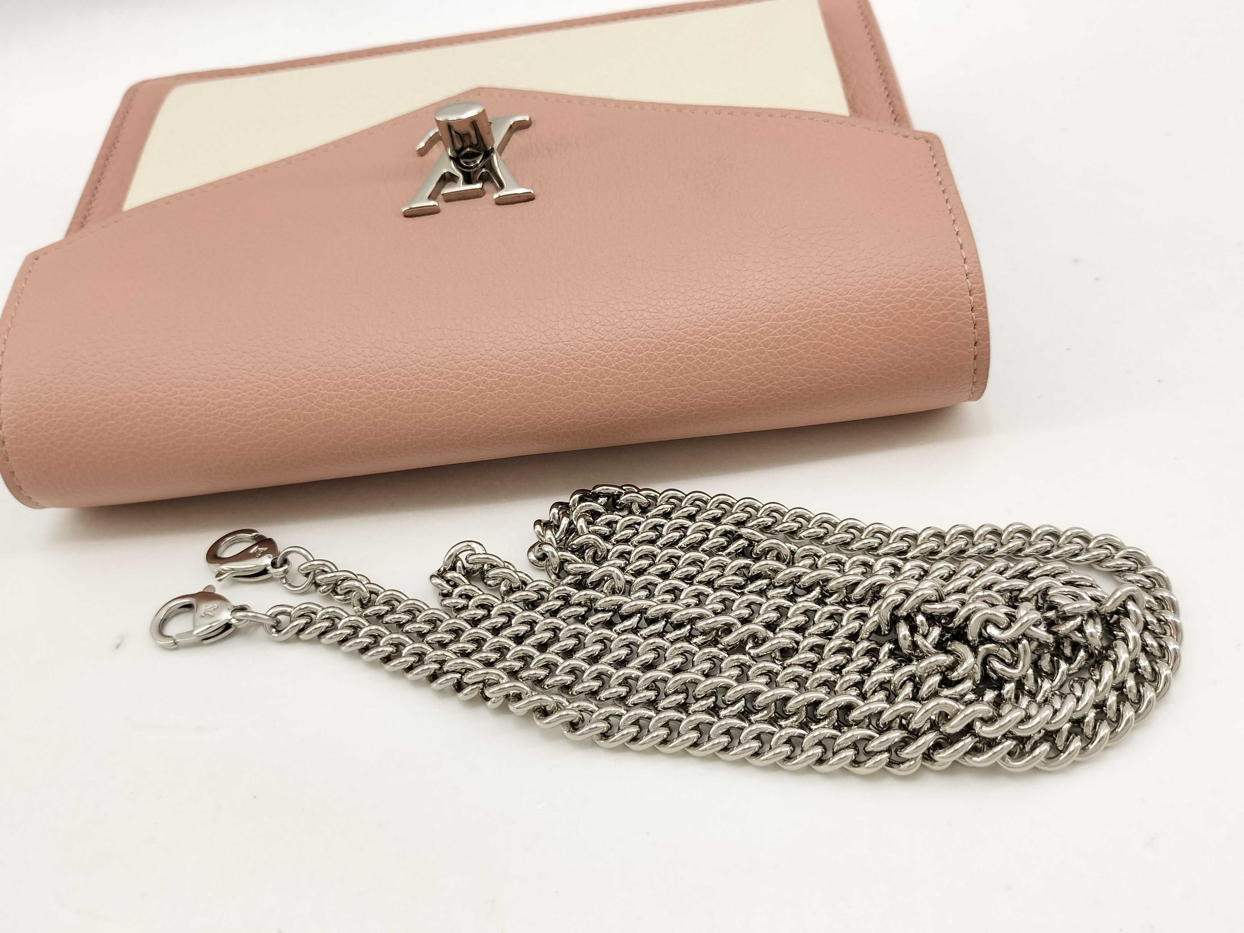 LV Pochette Lockme M63980 Pink Clutch Bag — view 6
