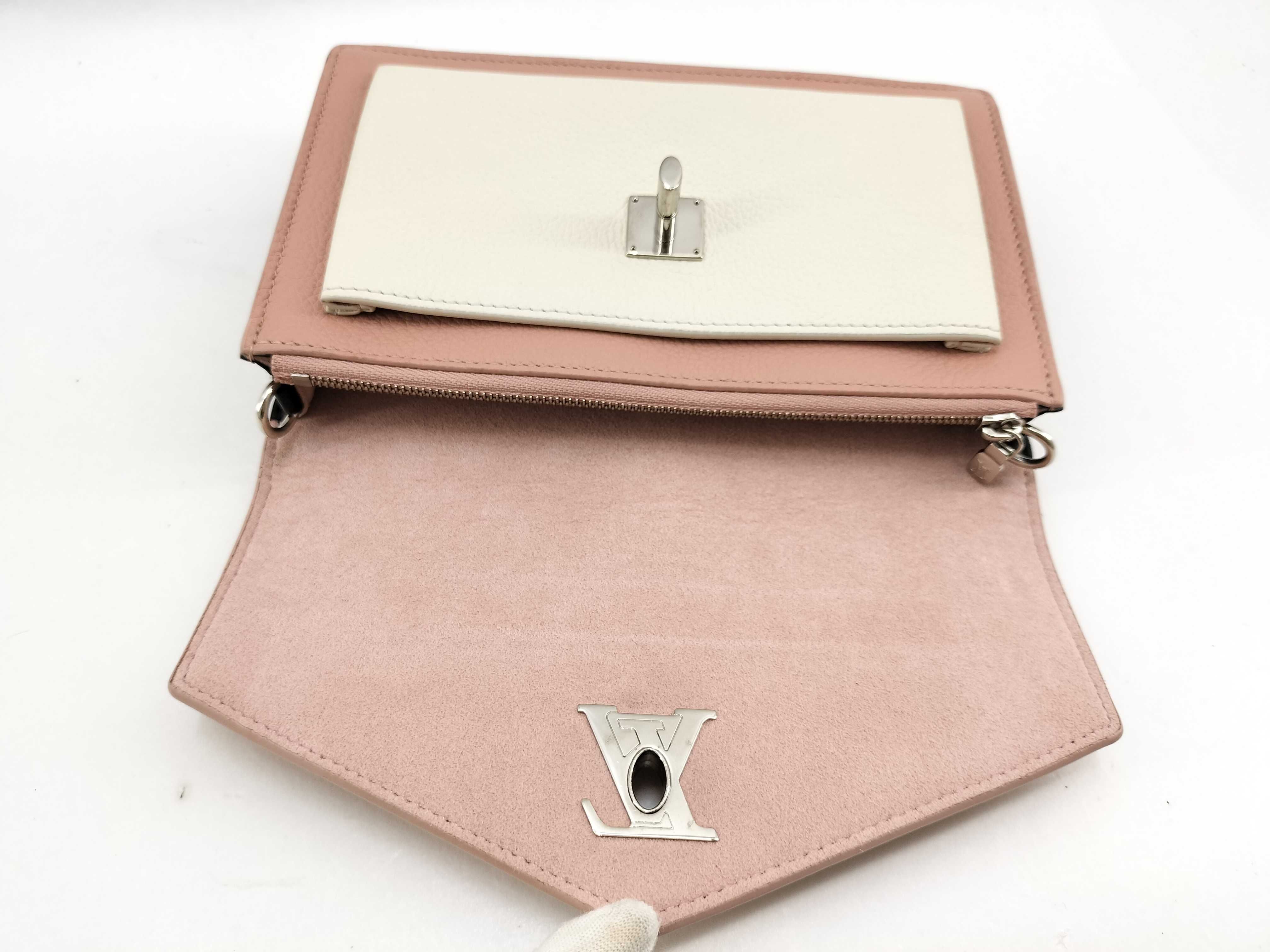 LV Pochette Lockme M63980 Pink Clutch Bag — view 8