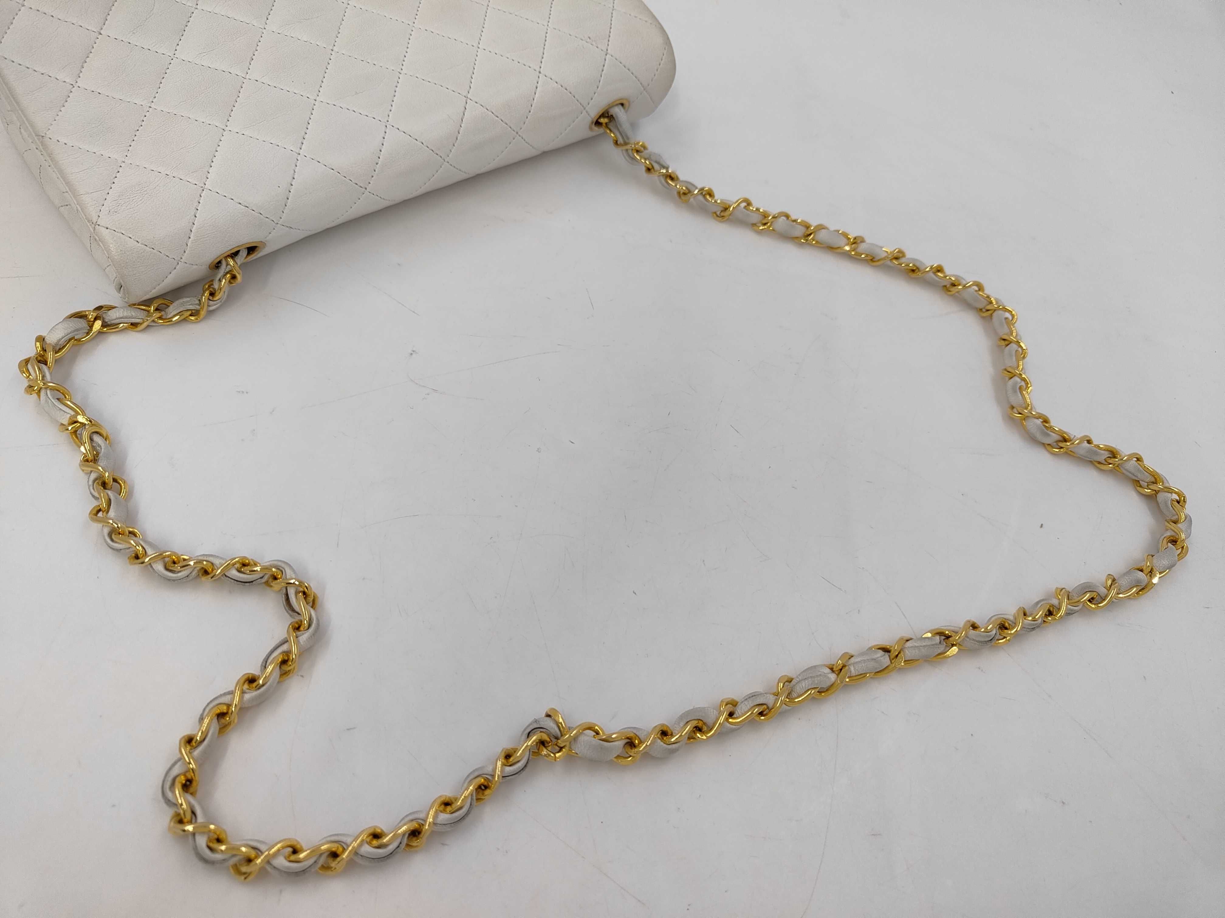 Matelassé Coco Mark Full Flap Lambskin Chain Shoulder Bag — view 3