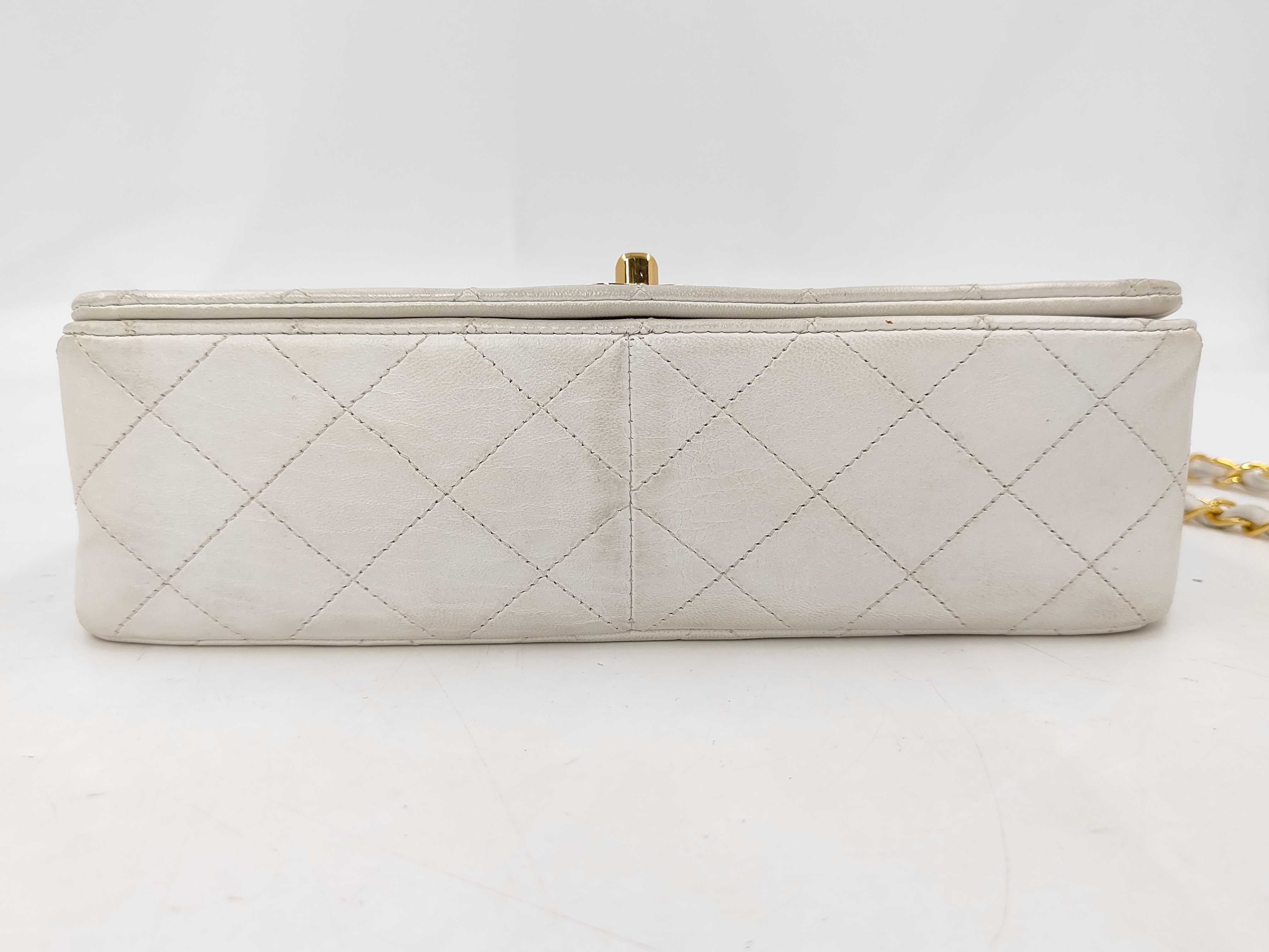 Matelassé Coco Mark Full Flap Lambskin Chain Shoulder Bag — view 6
