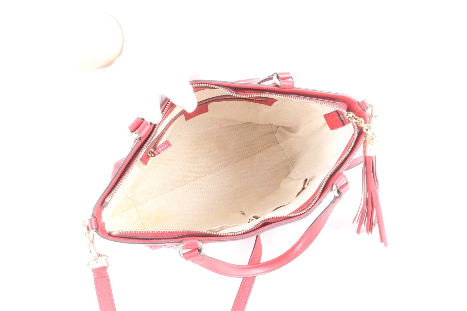 Soho Tassel 369176 Leather 2-Way Shoulder Bag — view 8