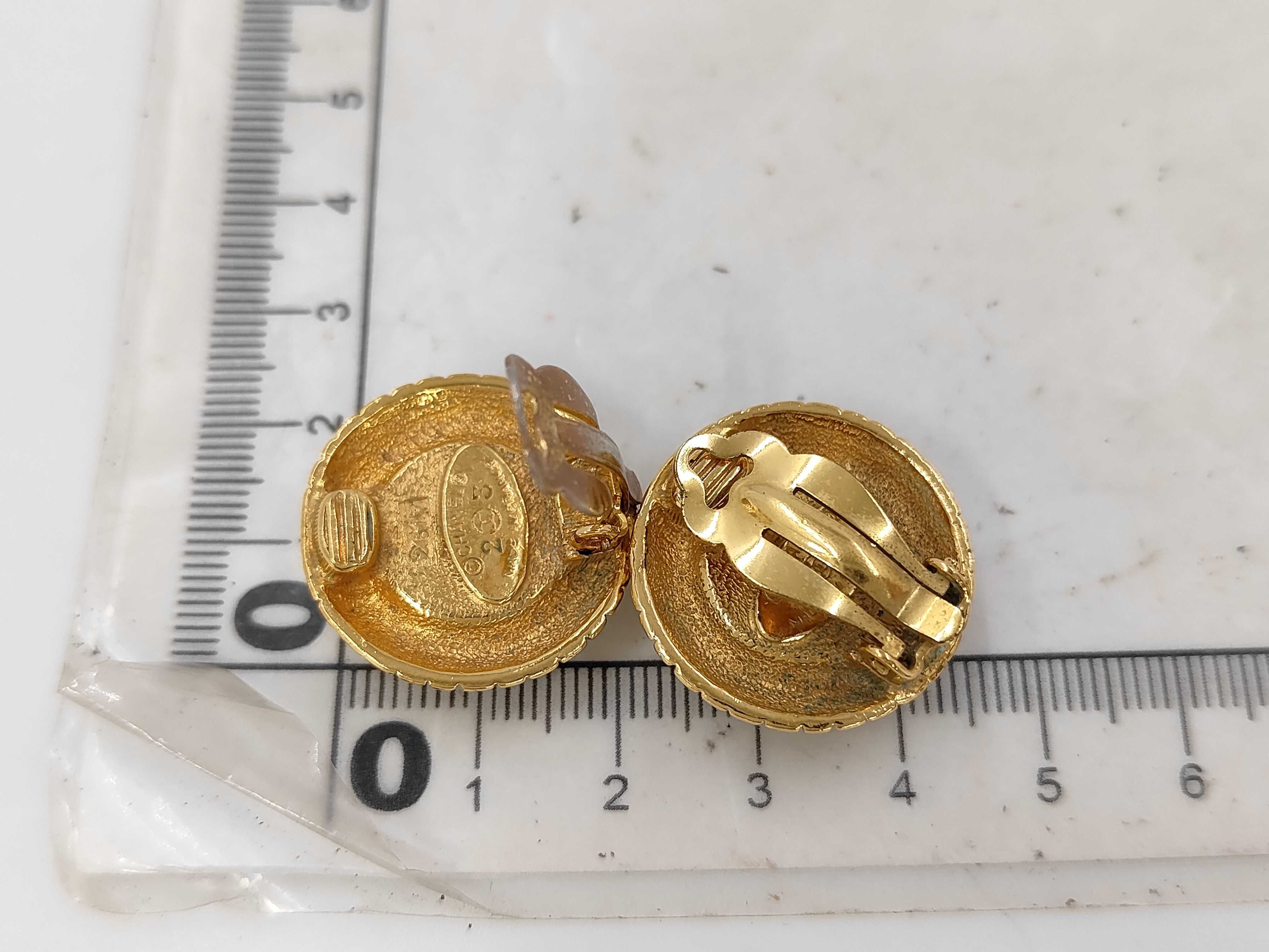 Gold Plated Vintage Earrings (with original packaging and box) — view 6
