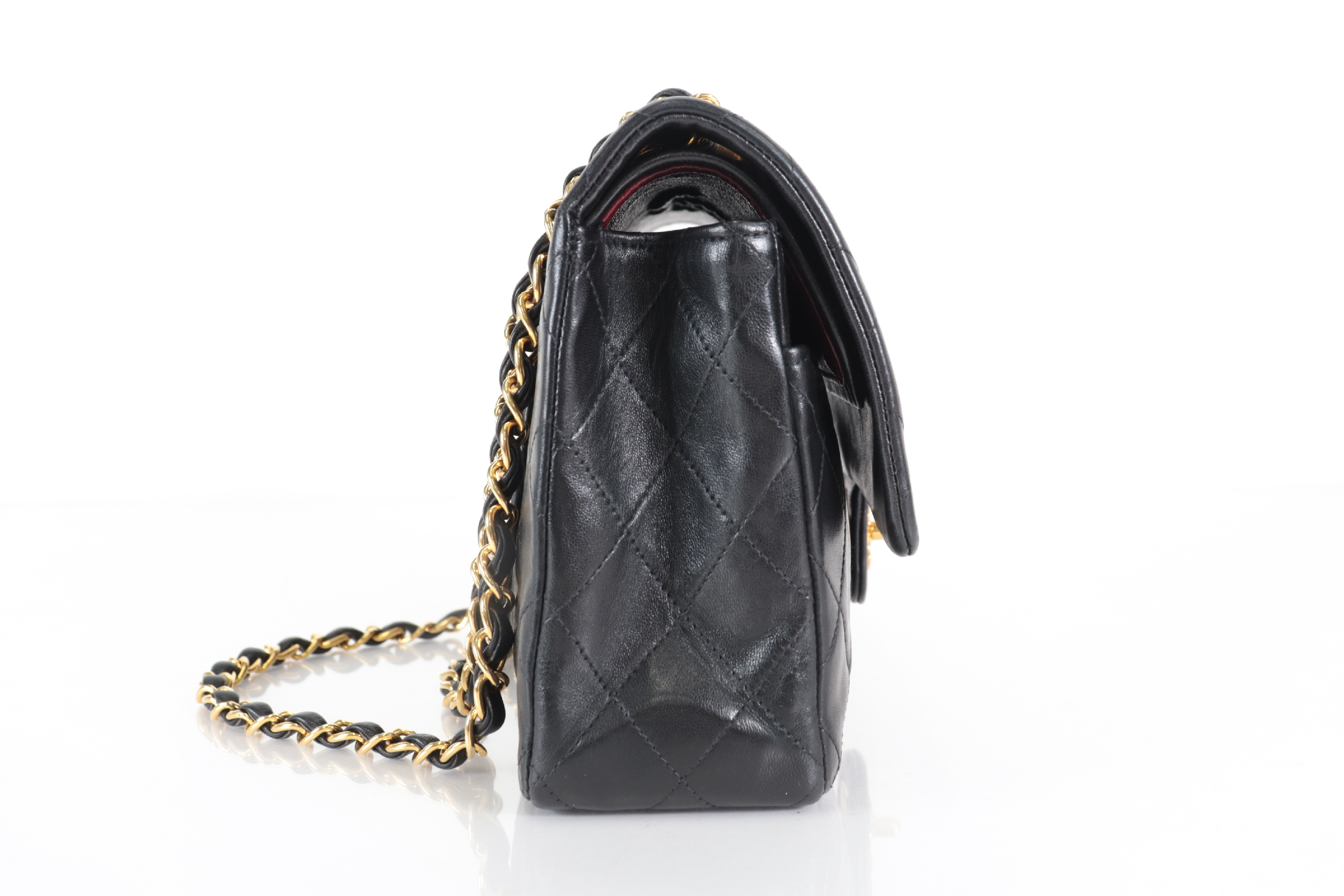 W-Flap 25 Lambskin Chain Shoulder Bag (Serial Number 2) — view 3