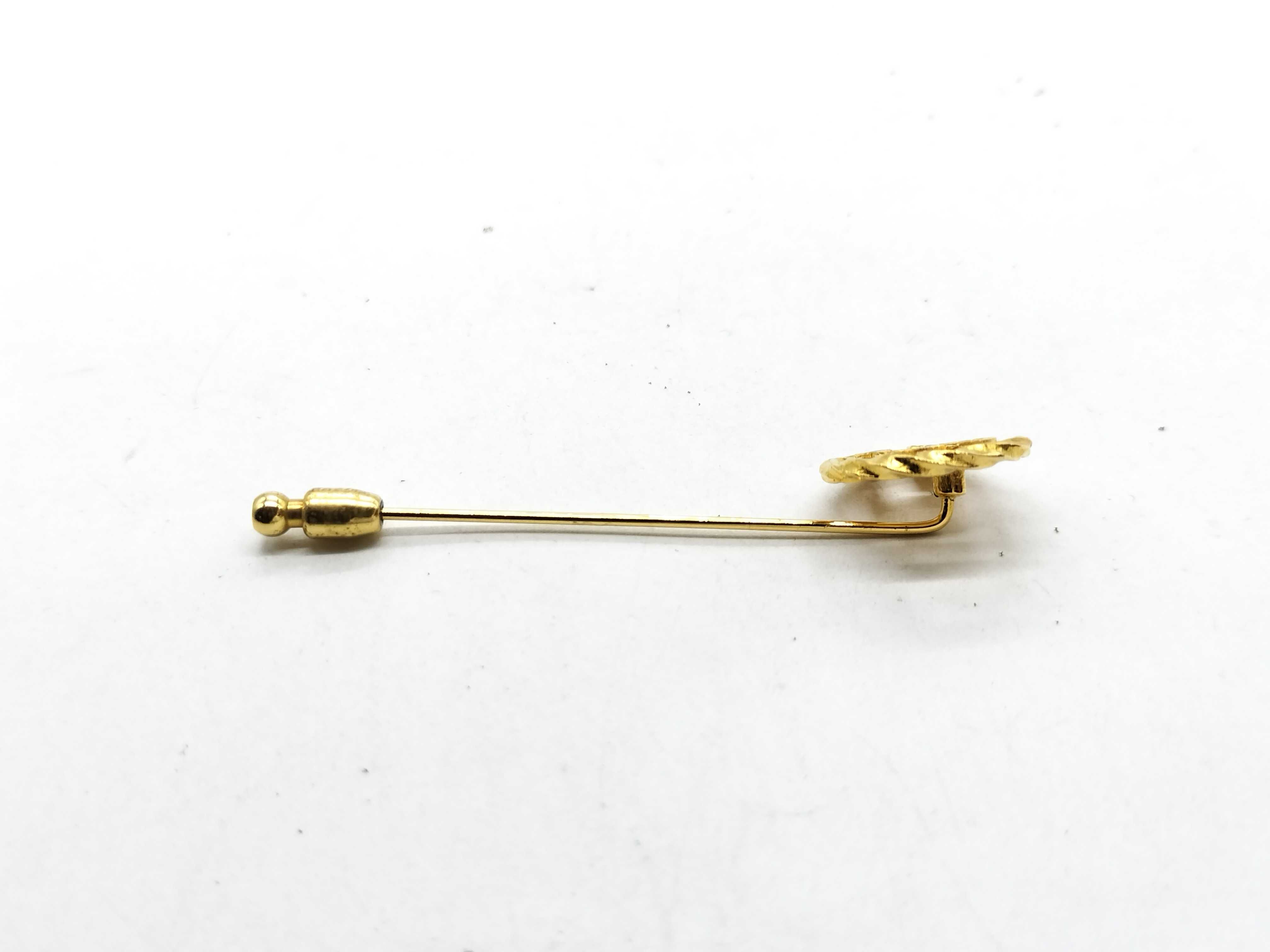 Brooch, Coco Mark, Gold Color, Diamond Shape — view 4
