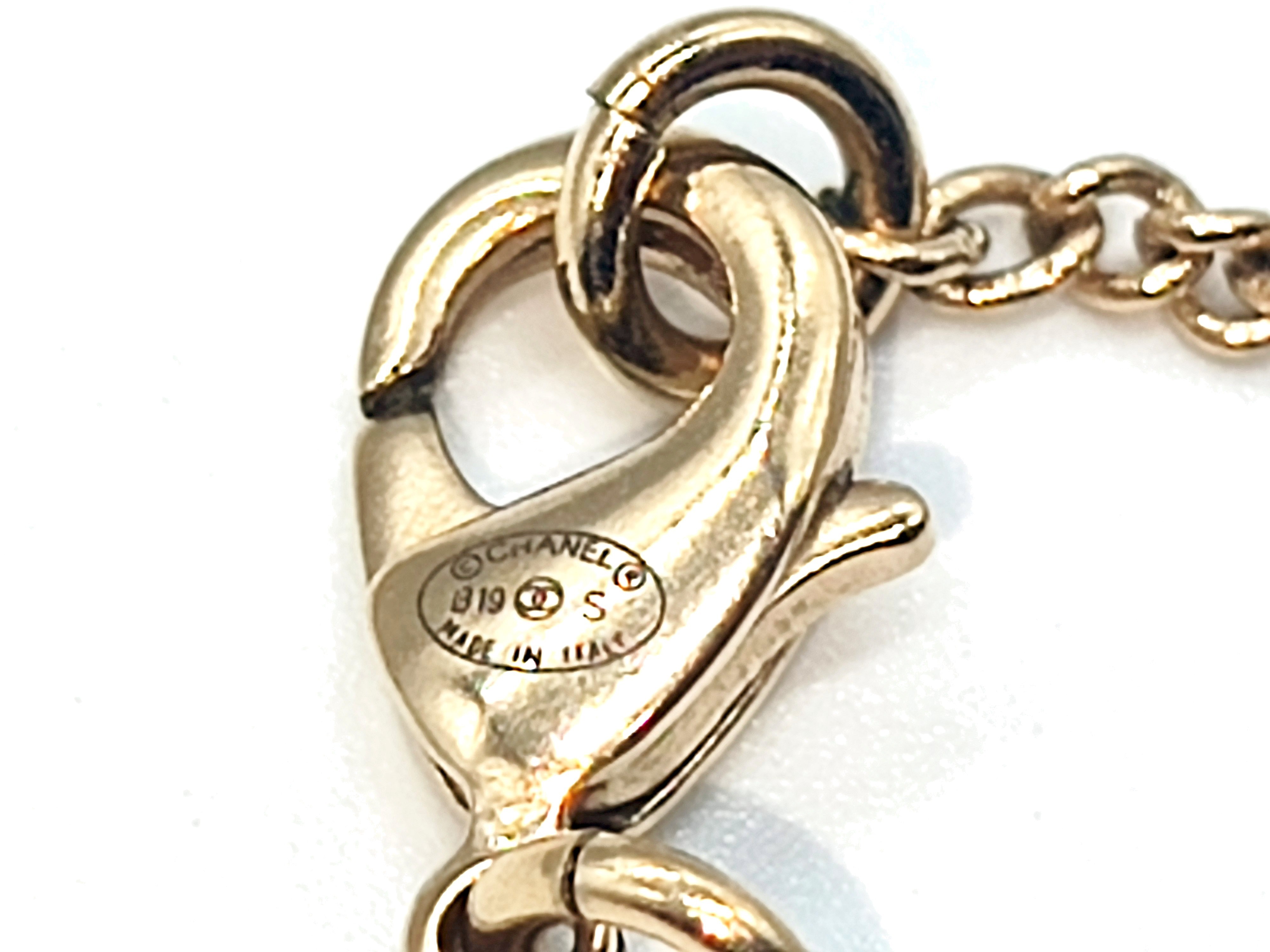 Coco Mark Rhinestone Necklace B19S, Neck circumference approx. 47cm — view 2