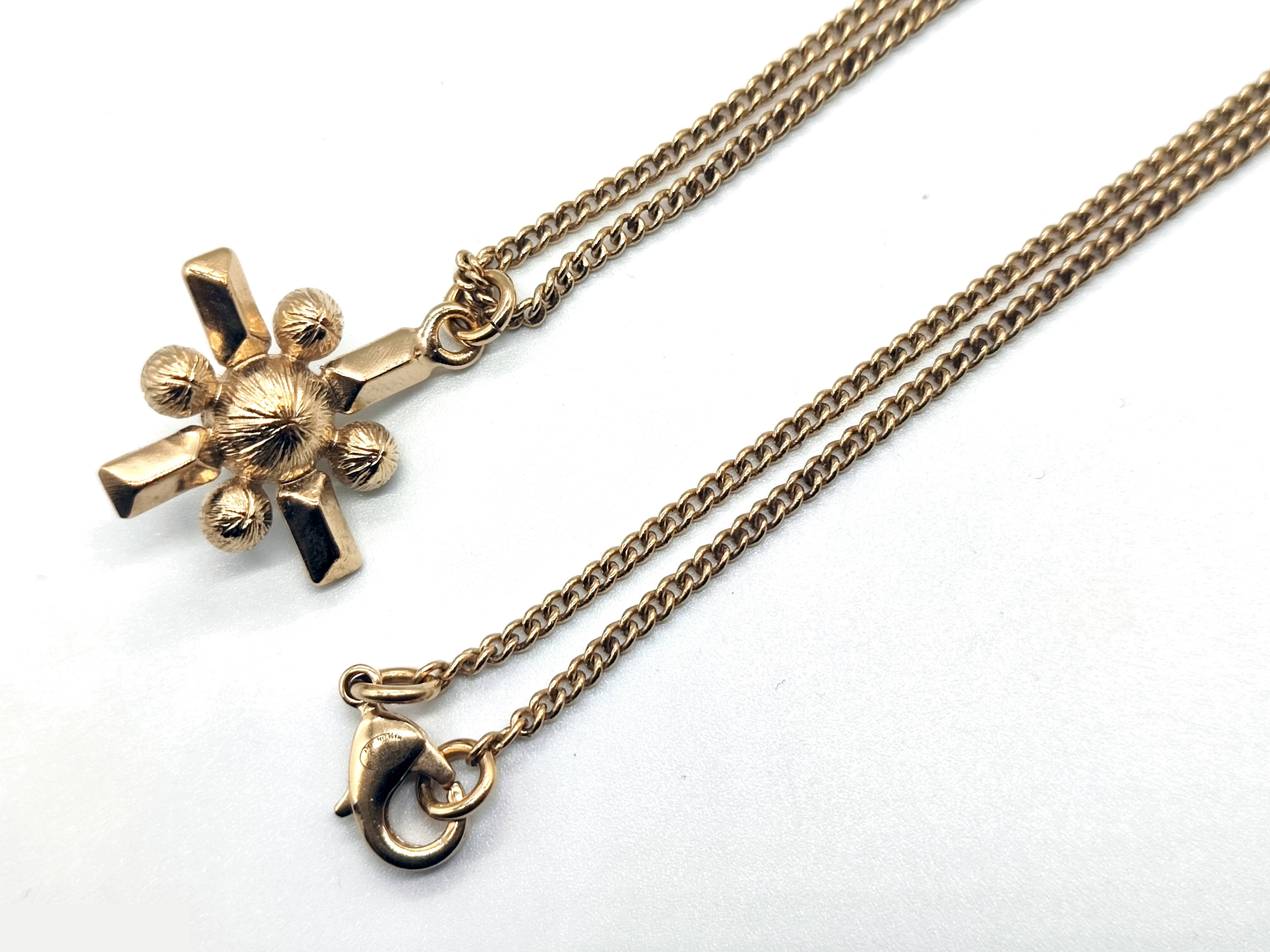 Coco Mark Rhinestone Necklace B19S, Neck circumference approx. 47cm — view 8