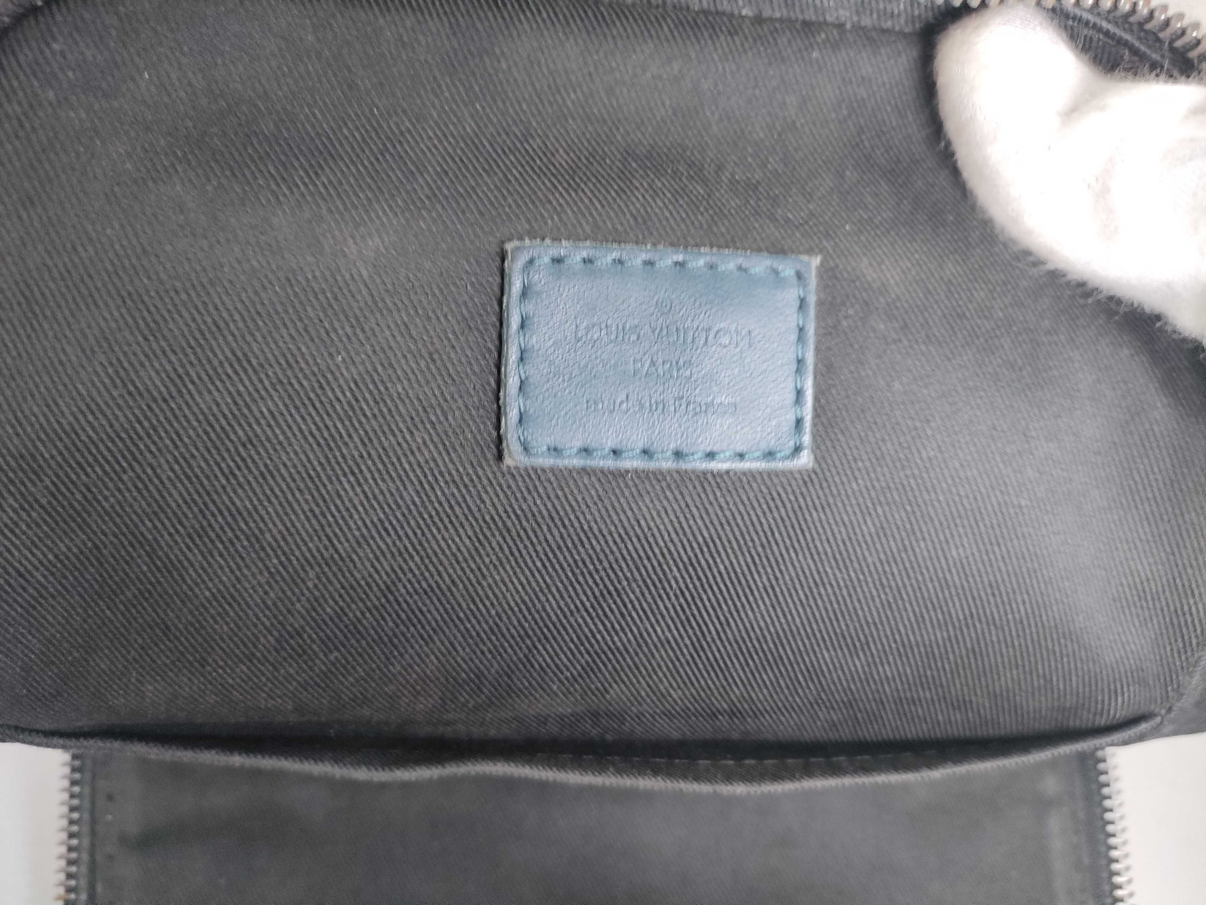 ID- Damier Infini Avenue Sling Bag #N41720 MB4107 Black Shoulder Bag — view 13