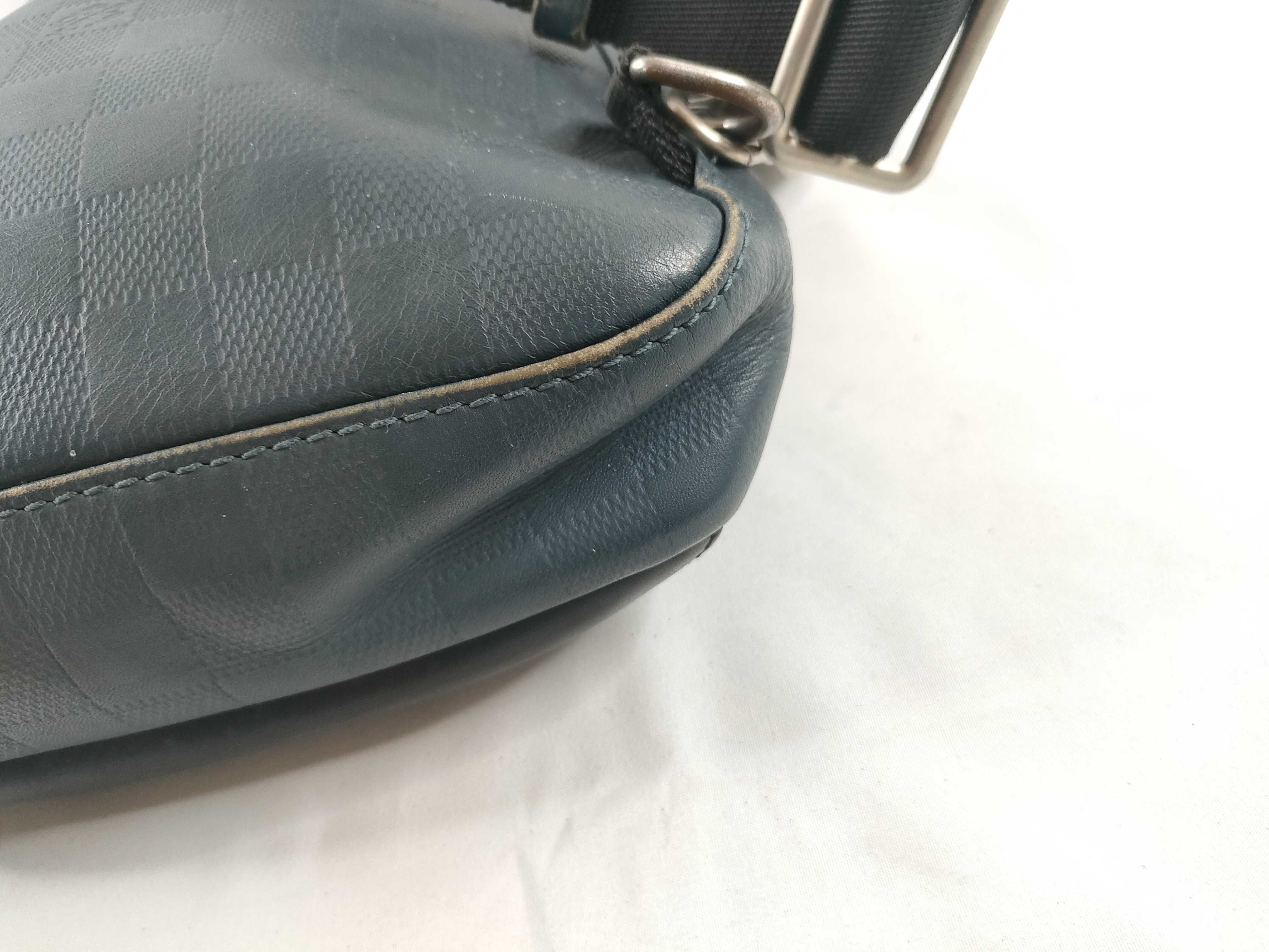 ID- Damier Infini Avenue Sling Bag #N41720 MB4107 Black Shoulder Bag — view 5