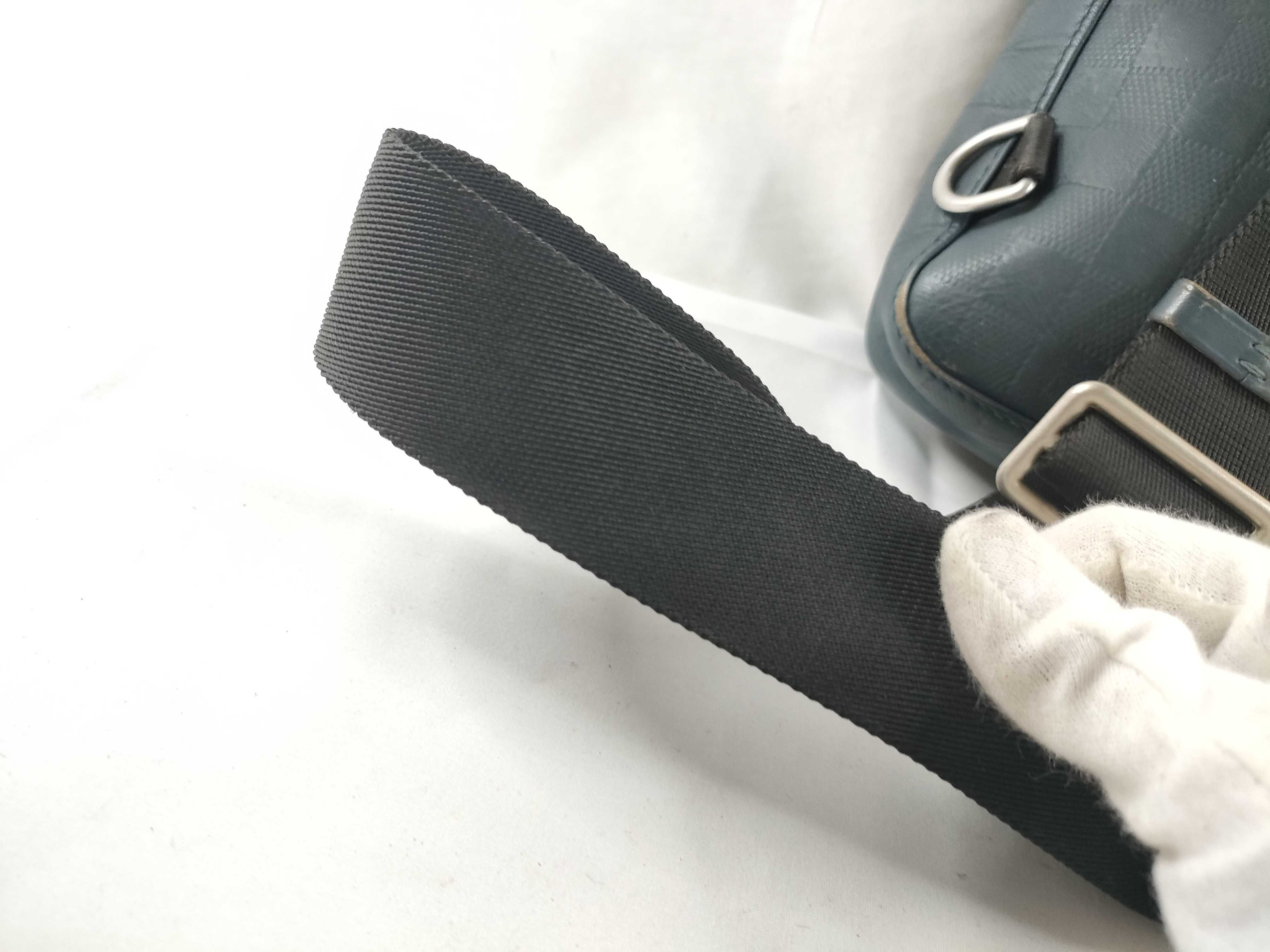 ID- Damier Infini Avenue Sling Bag #N41720 MB4107 Black Shoulder Bag — view 7