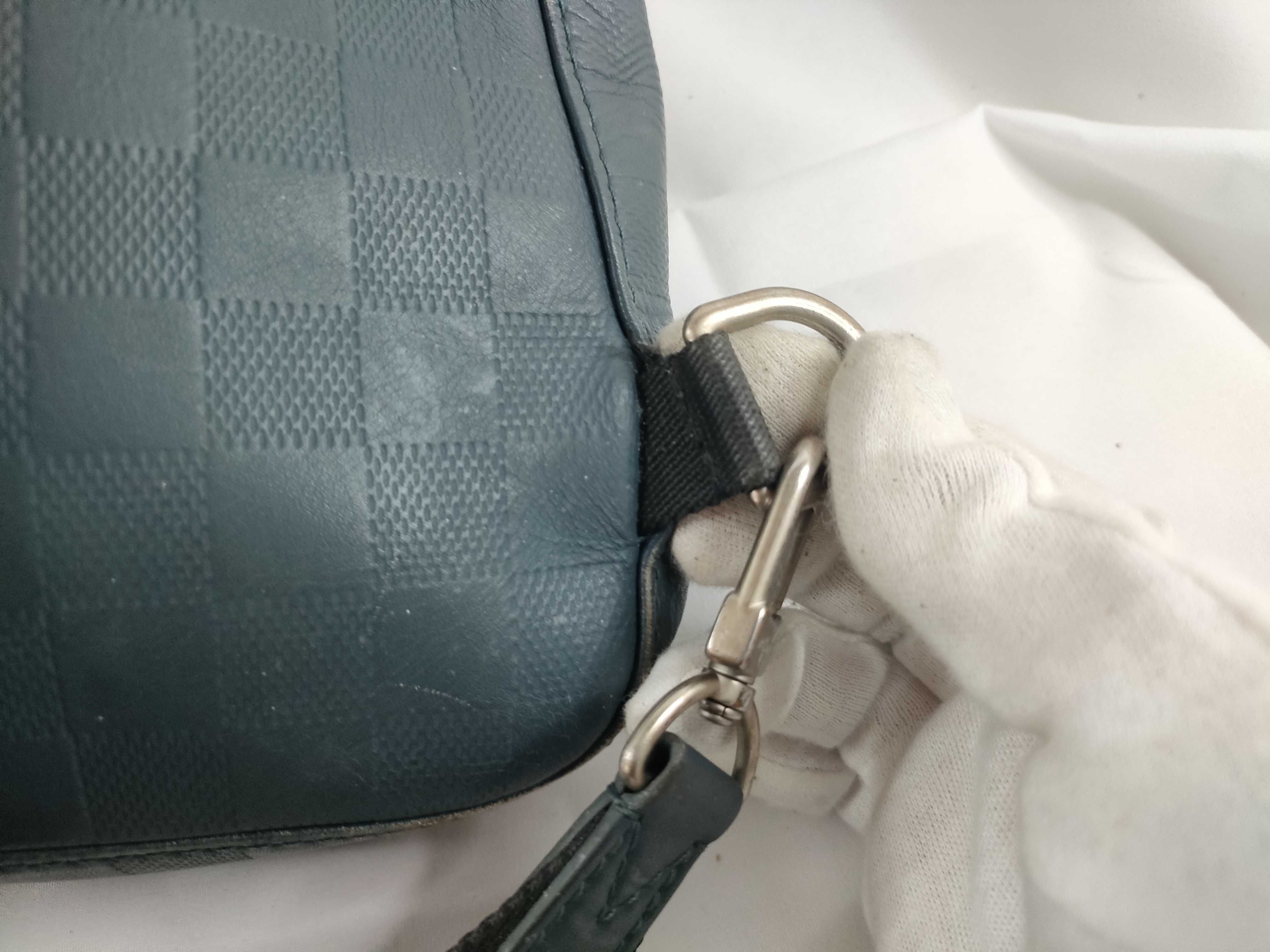 ID- Damier Infini Avenue Sling Bag #N41720 MB4107 Black Shoulder Bag — view 8