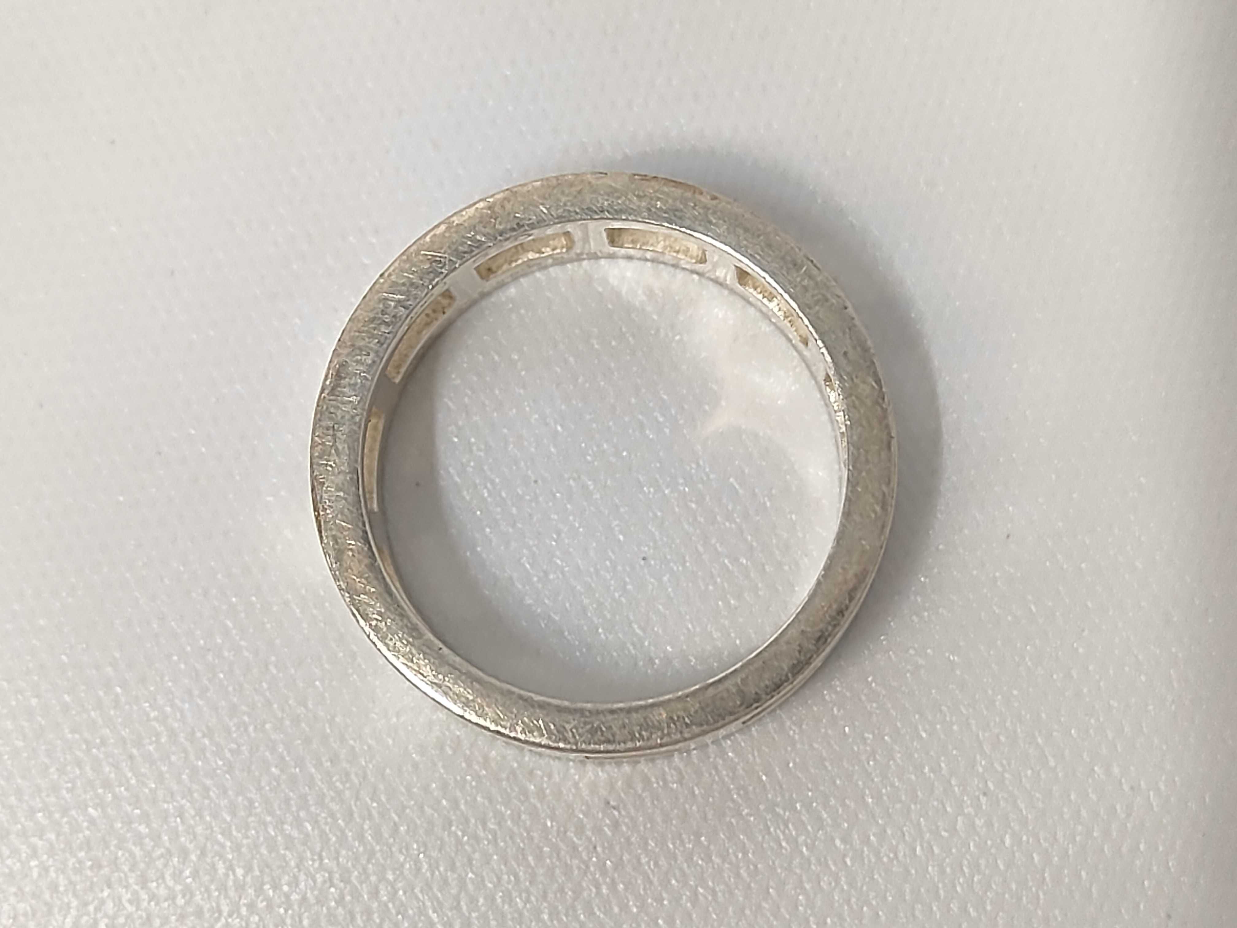 Open Square Sterling Silver 925 Ring — view 4