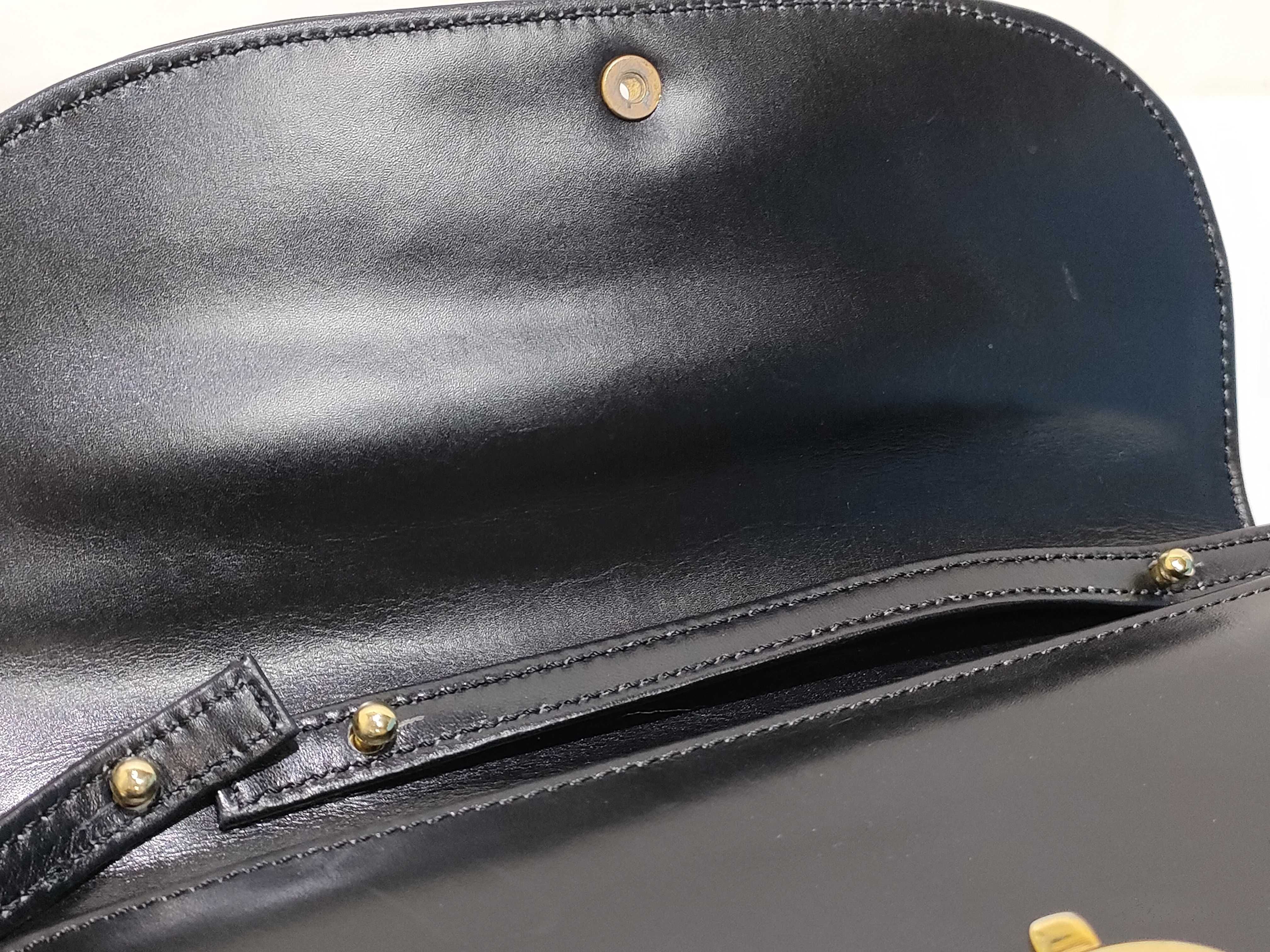 Vintage Old Macadam Triomphe Leather Shoulder Bag — view 12
