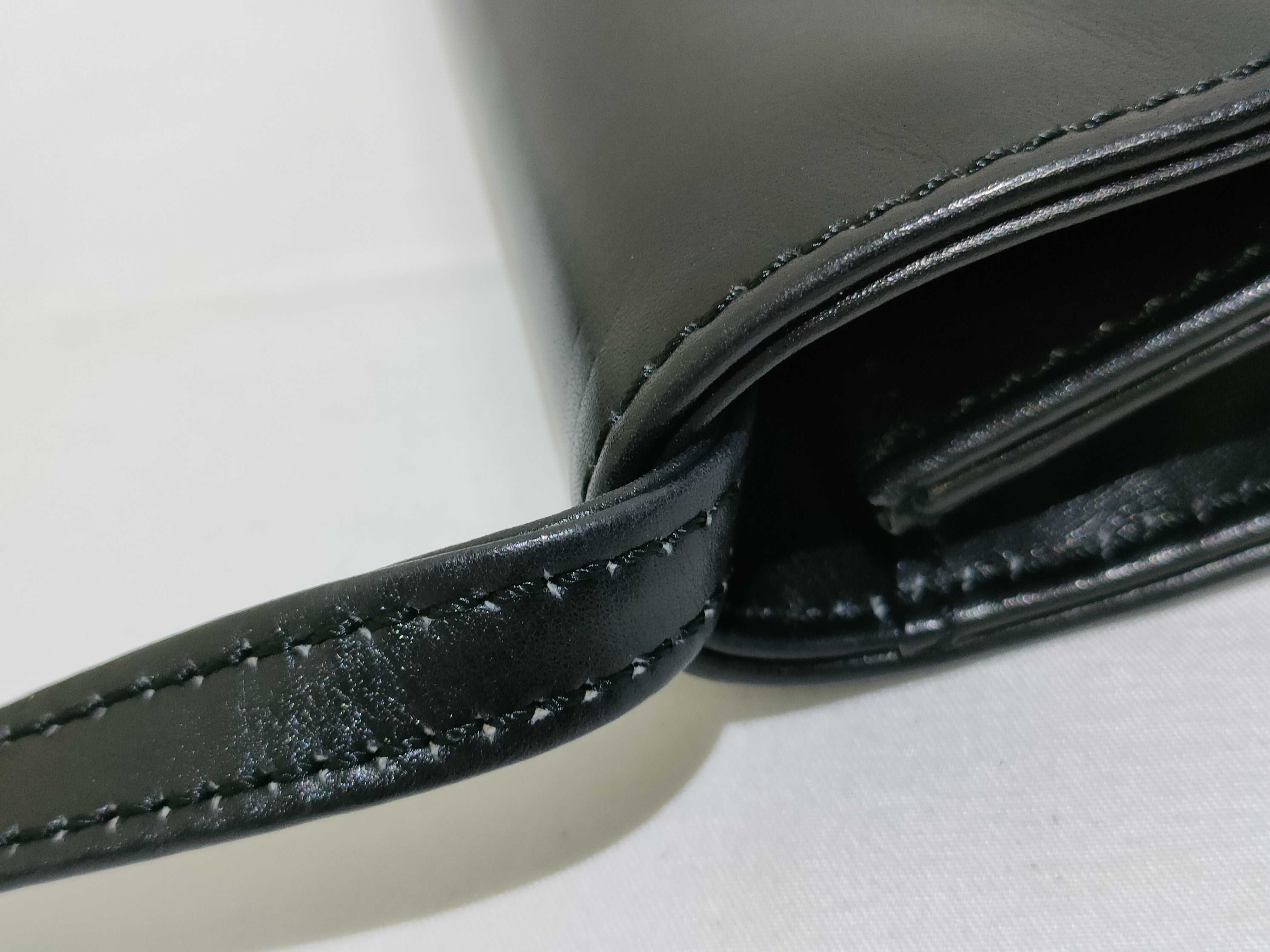 Vintage Old Macadam Triomphe Leather Shoulder Bag — view 5