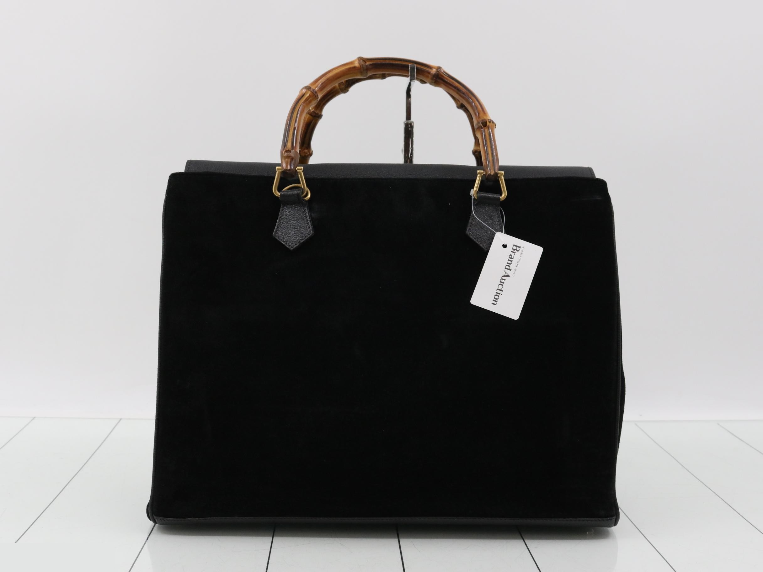 Bamboo Suede 2-Way Tote Bag (Shoulder Bag) — view 2