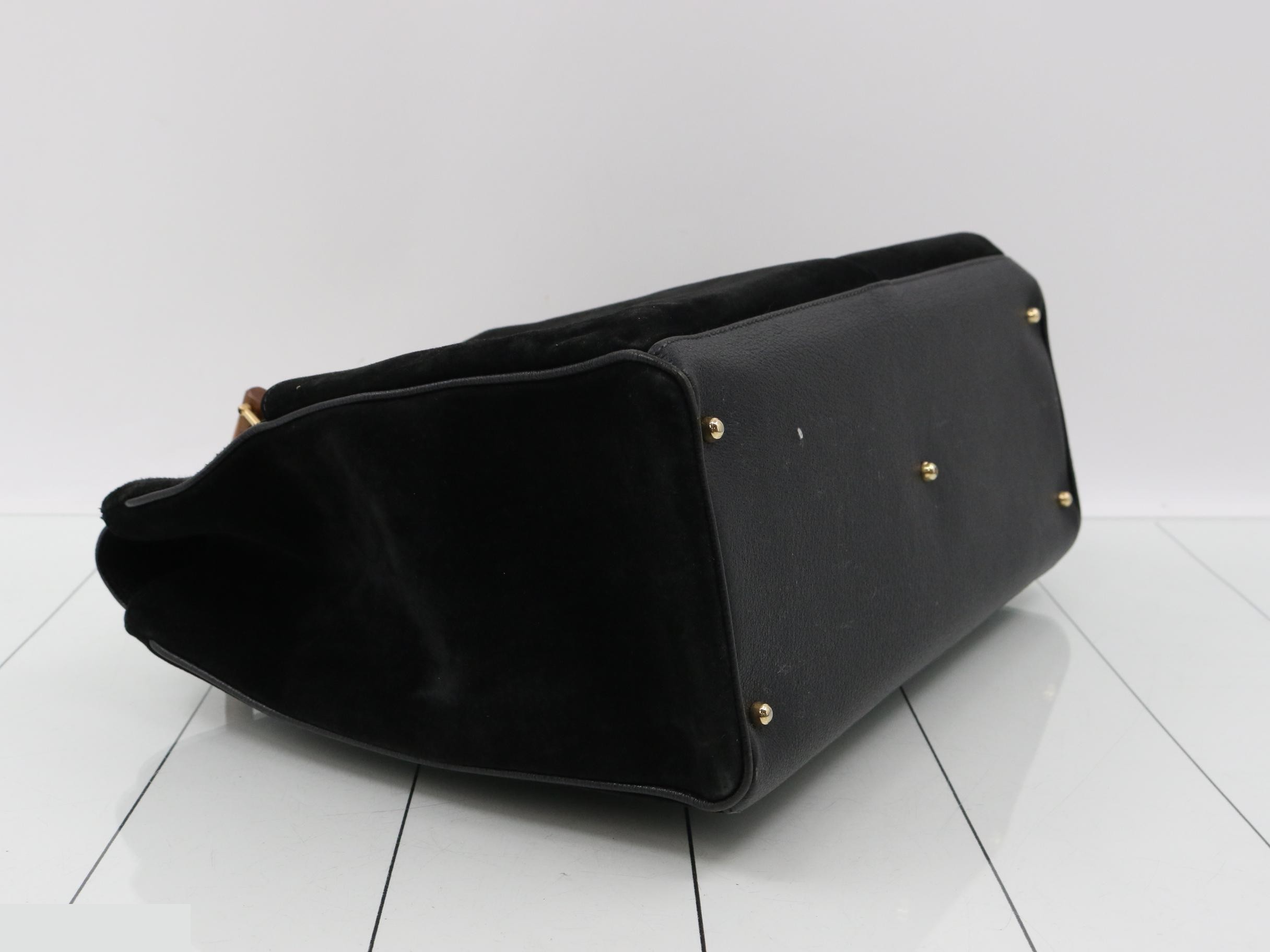Bamboo Suede 2-Way Tote Bag (Shoulder Bag) — view 5