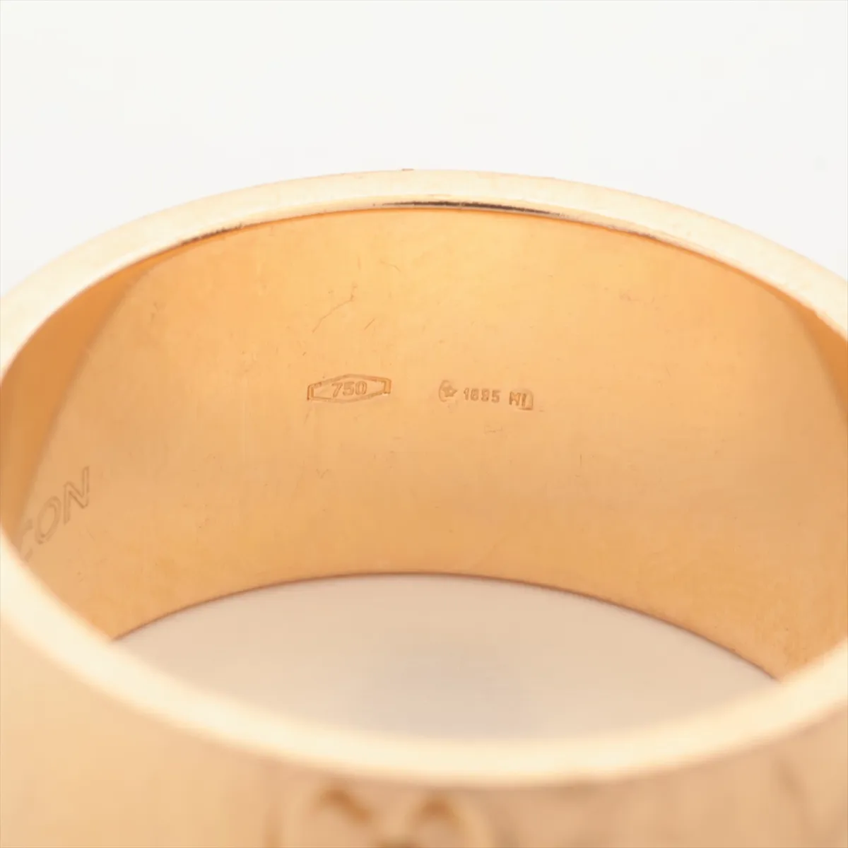 Icon Wide Ring, 750 (PG), 9.6g, 15, dents, — view 4