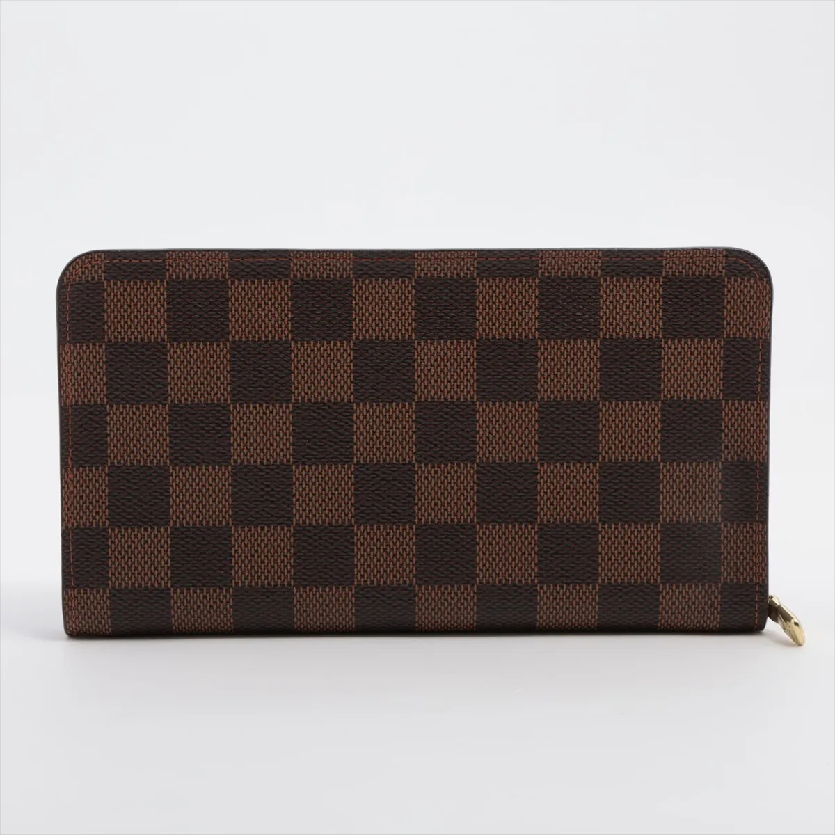 Damier Portemonnaie Zip N61728 CA0012 Brown Long Wallet — view 2