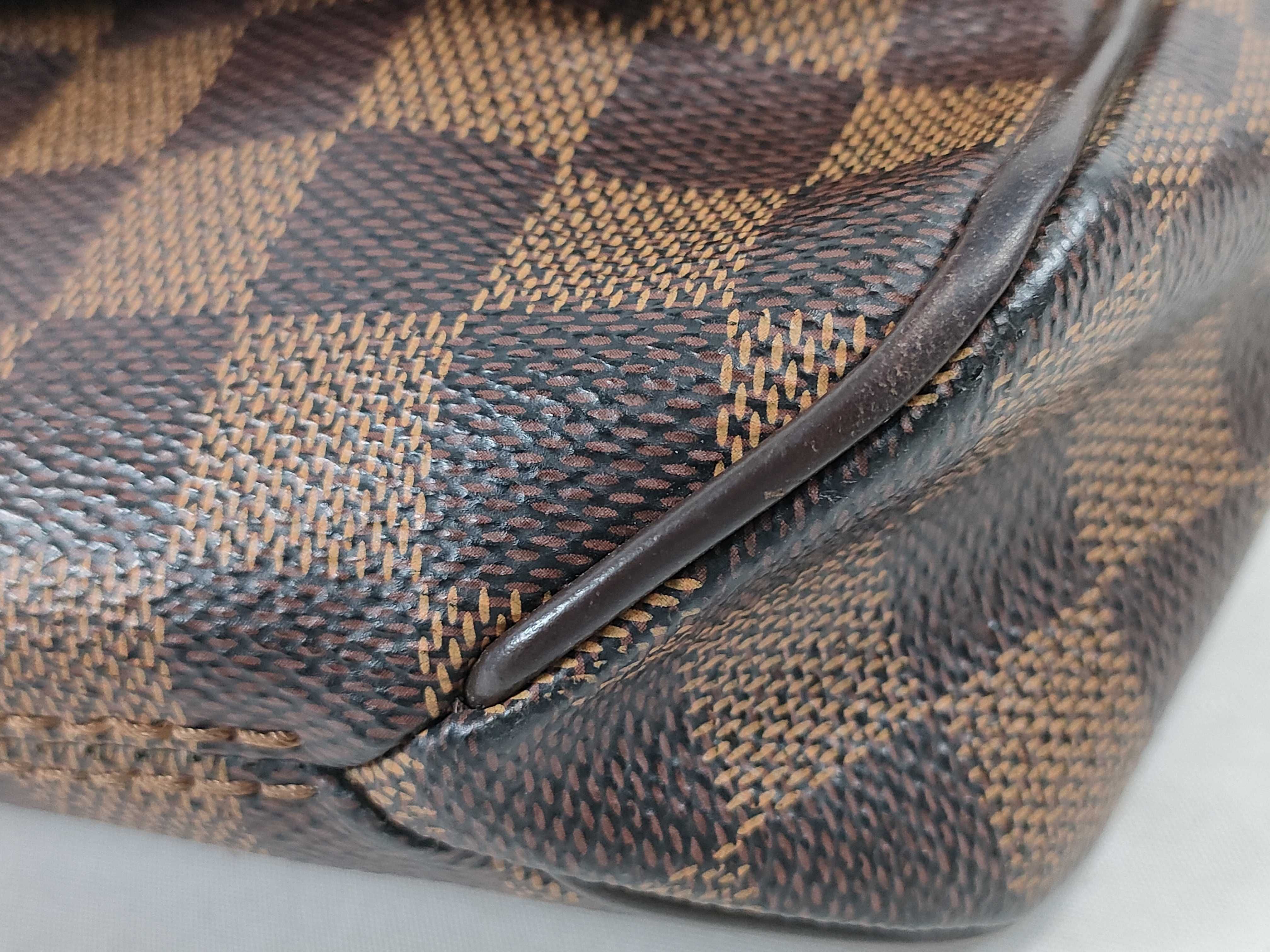 Damier District PM Damier Canvas Brown Shoulder Bag — view 6
