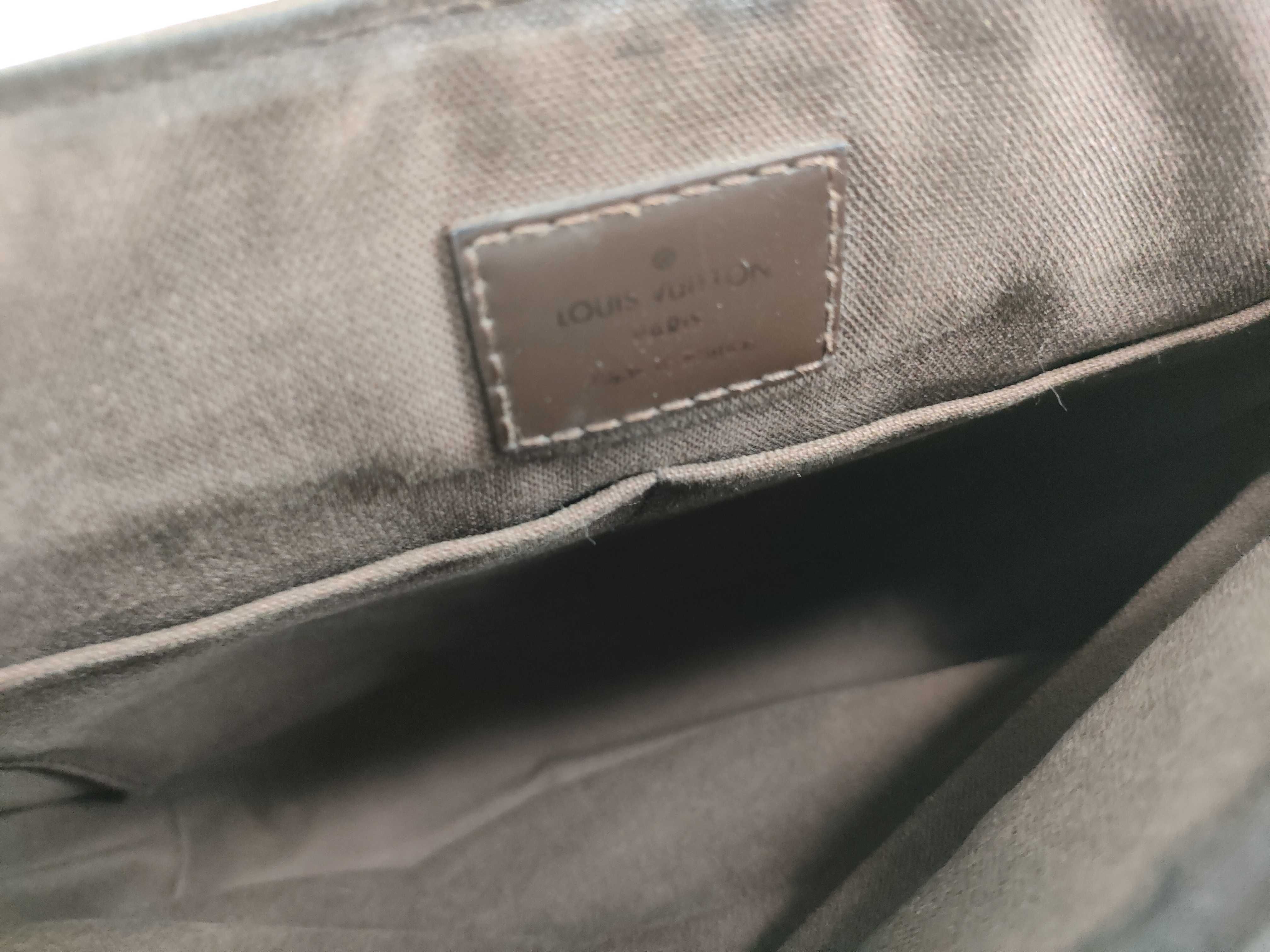 Damier District PM Damier Canvas Brown Shoulder Bag — view 10
