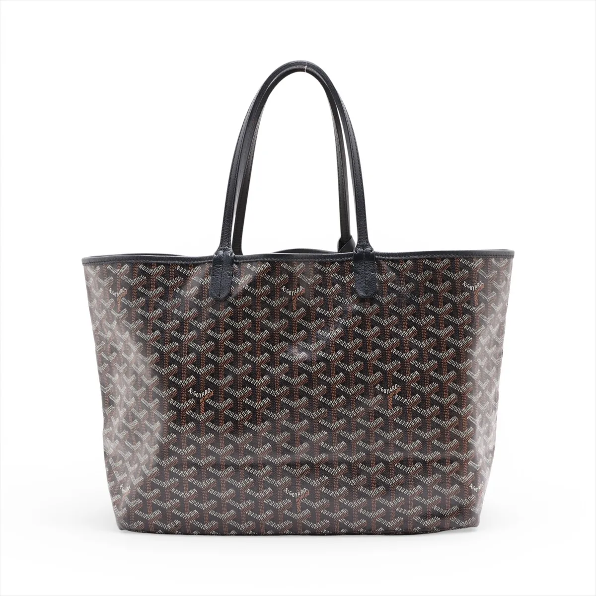 Saint Louis PM PVC x Leather Tote Bag, Black — view 2