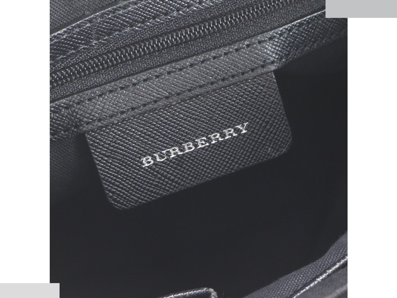 Nova Check Leather Tote Bag — view 8