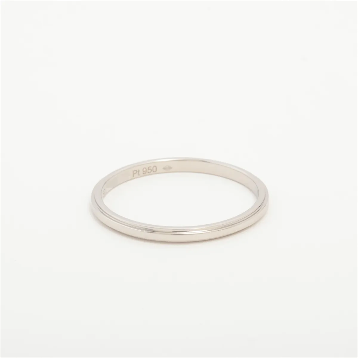 Damour Ring, Pt950, 2.2g, Size 57, WCV346 — view 2