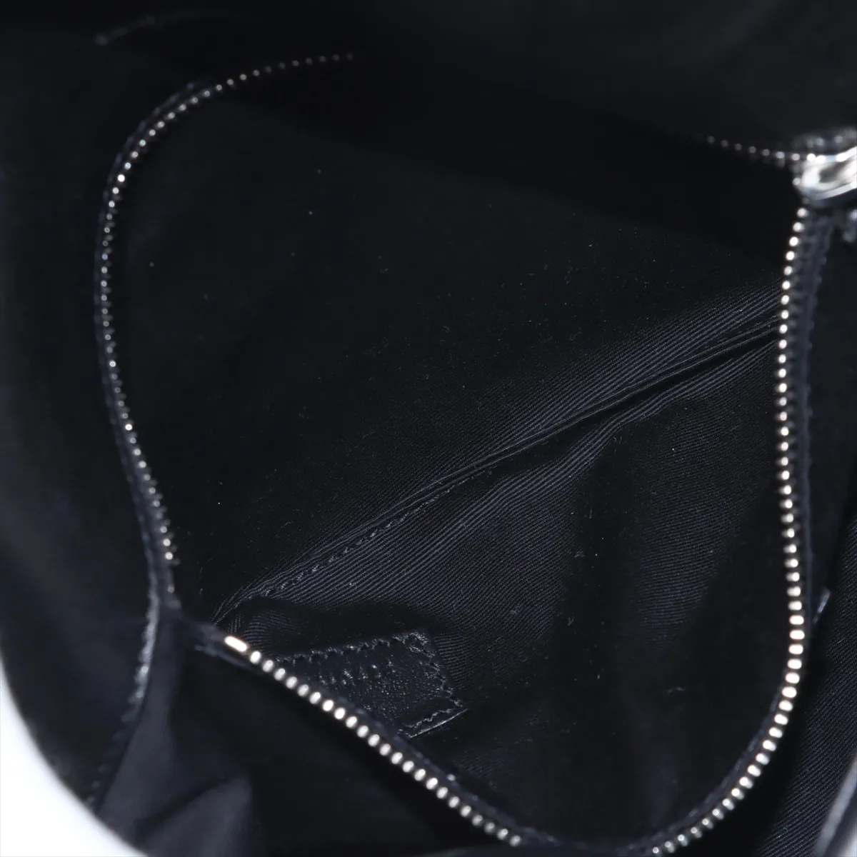 Lulu Puffer Leather Chain Shoulder Bag, Black 577476 — view 8
