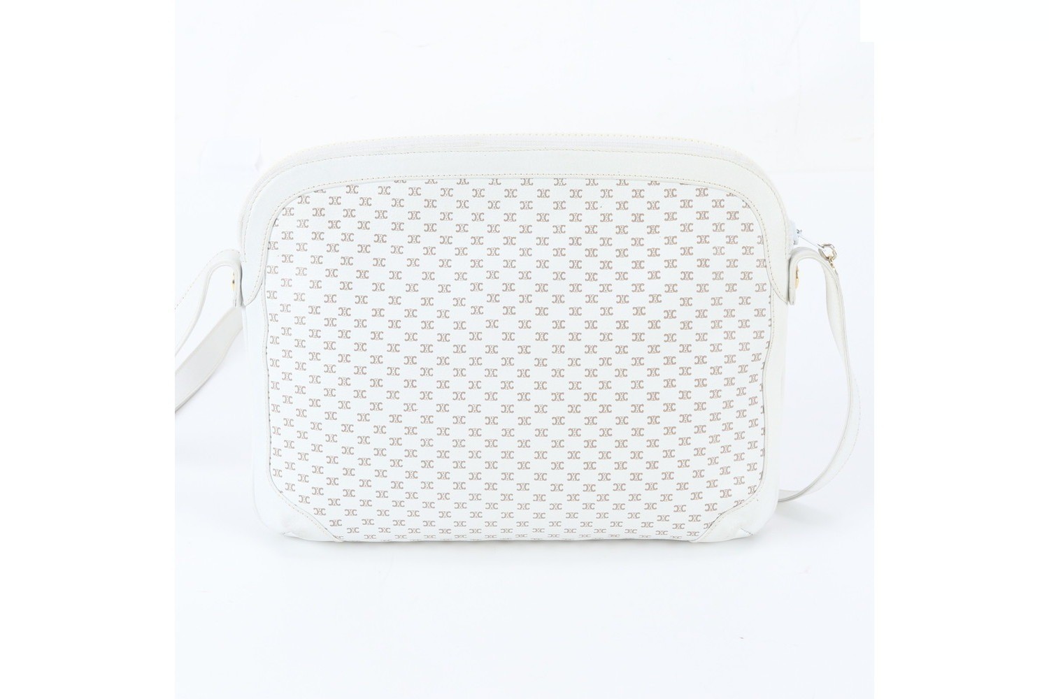 Triomphe Leather Shoulder Bag (Crossbody) — view 3