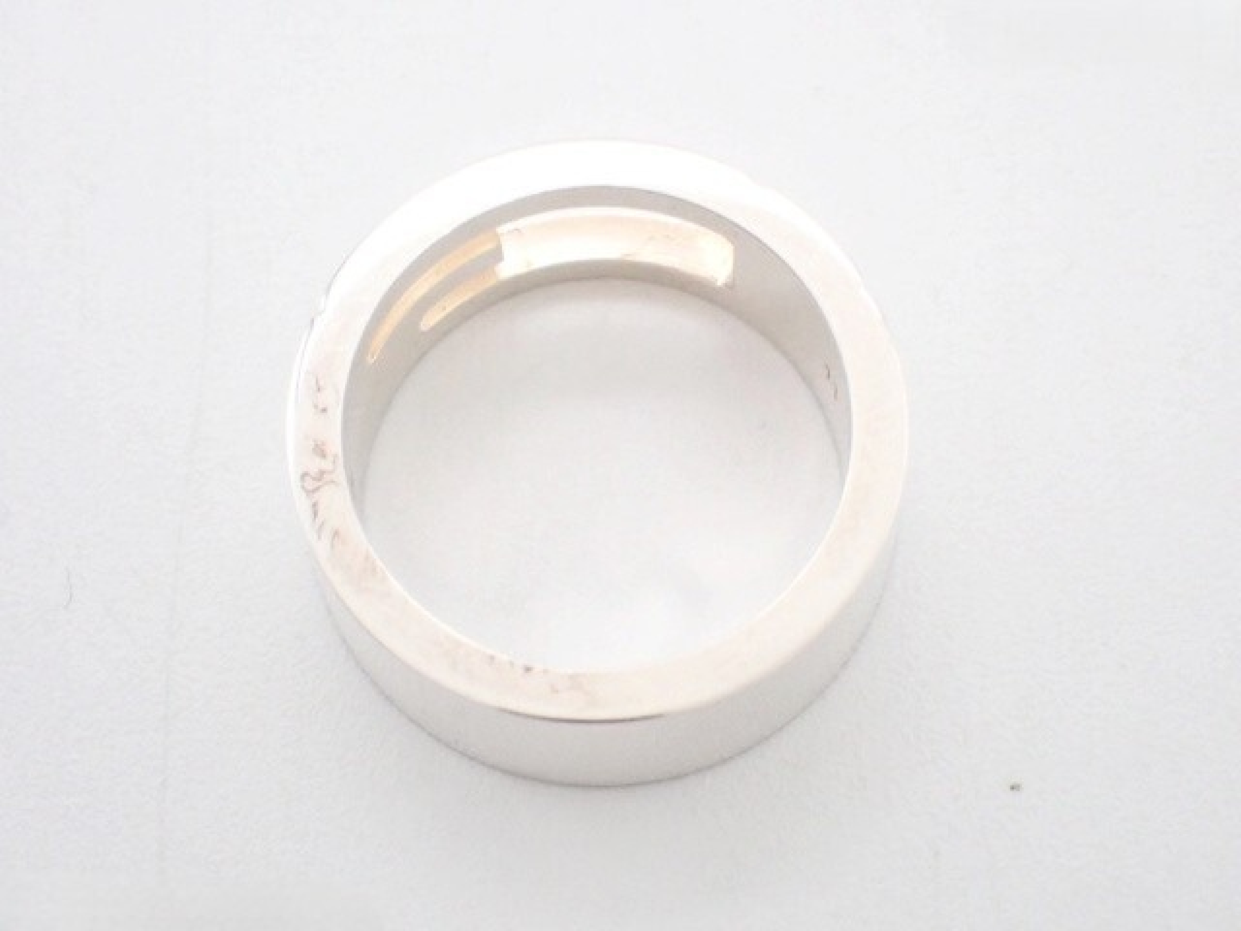 SV925 Branded G Ring, 7.4g, Stamped 11, Actual Size #10 Ring — view 3