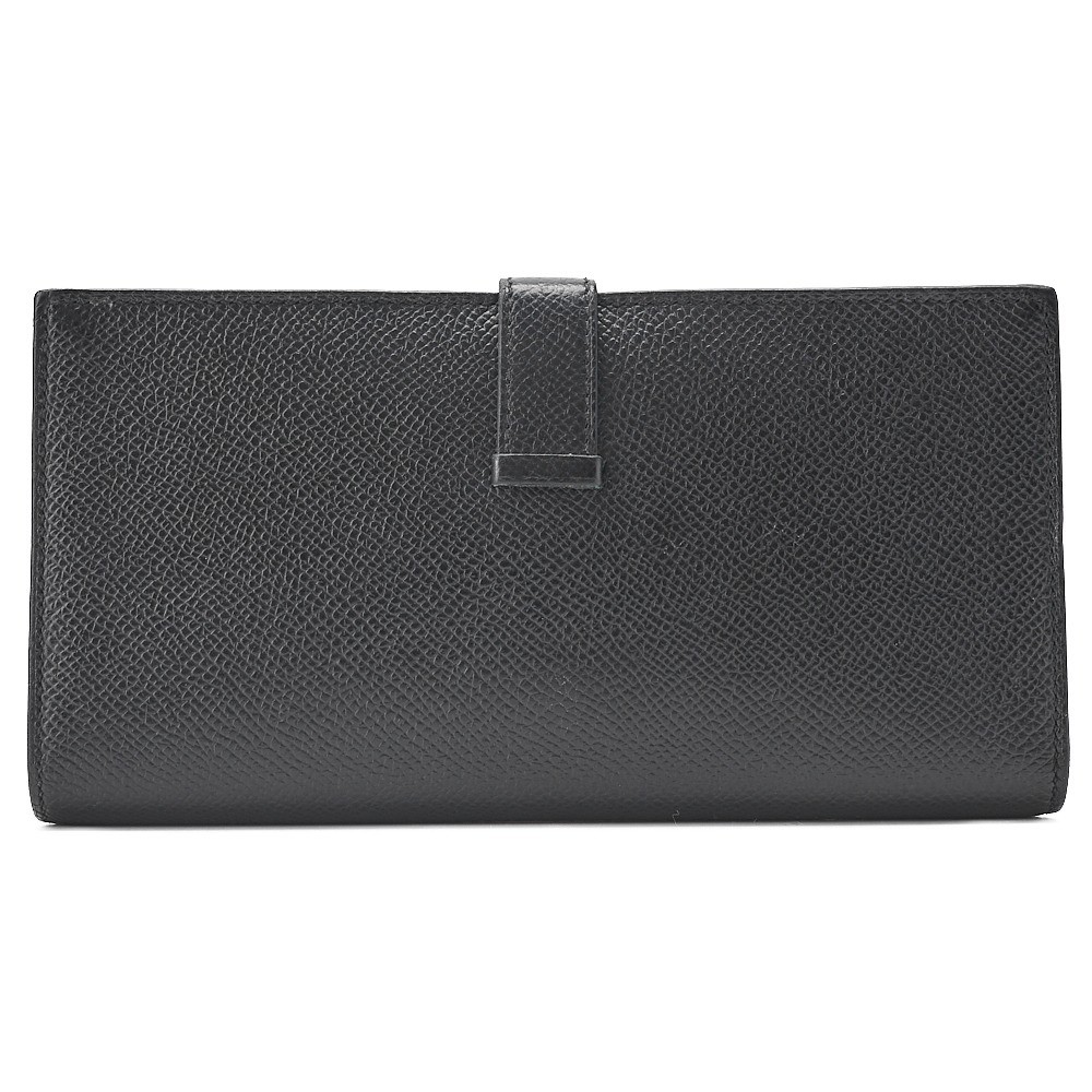 Bearn Soufflé Epsom Bi-fold Long Wallet, Black — view 4