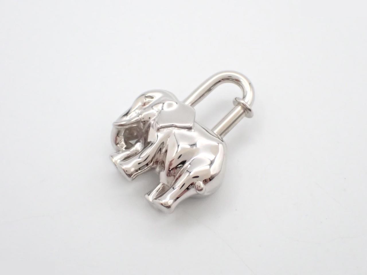 Cadena Charm, Elephant, Silver — view 2