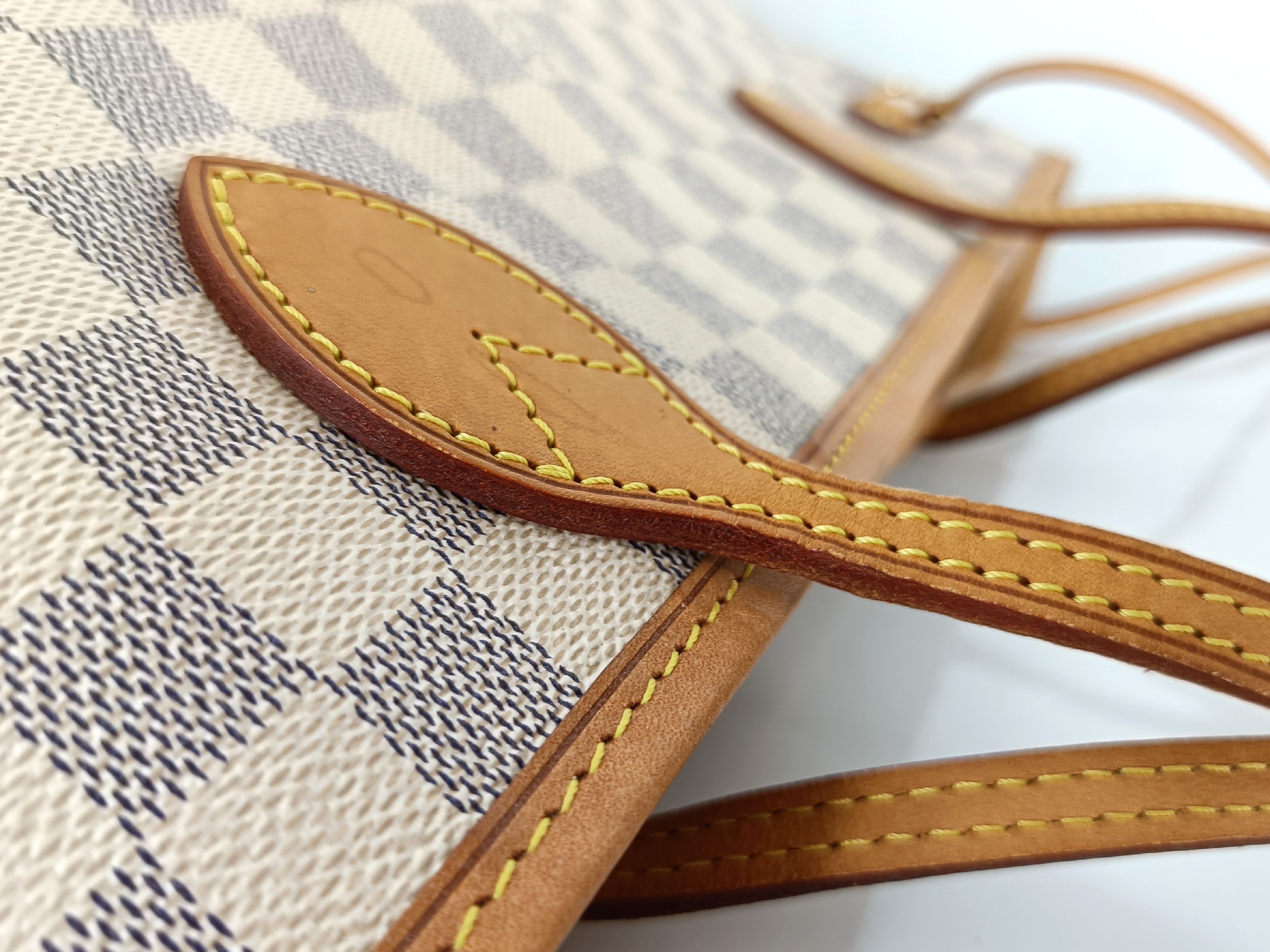 Damier Azur Neverfull MM Tote Bag N51107 SA2141 — view 5