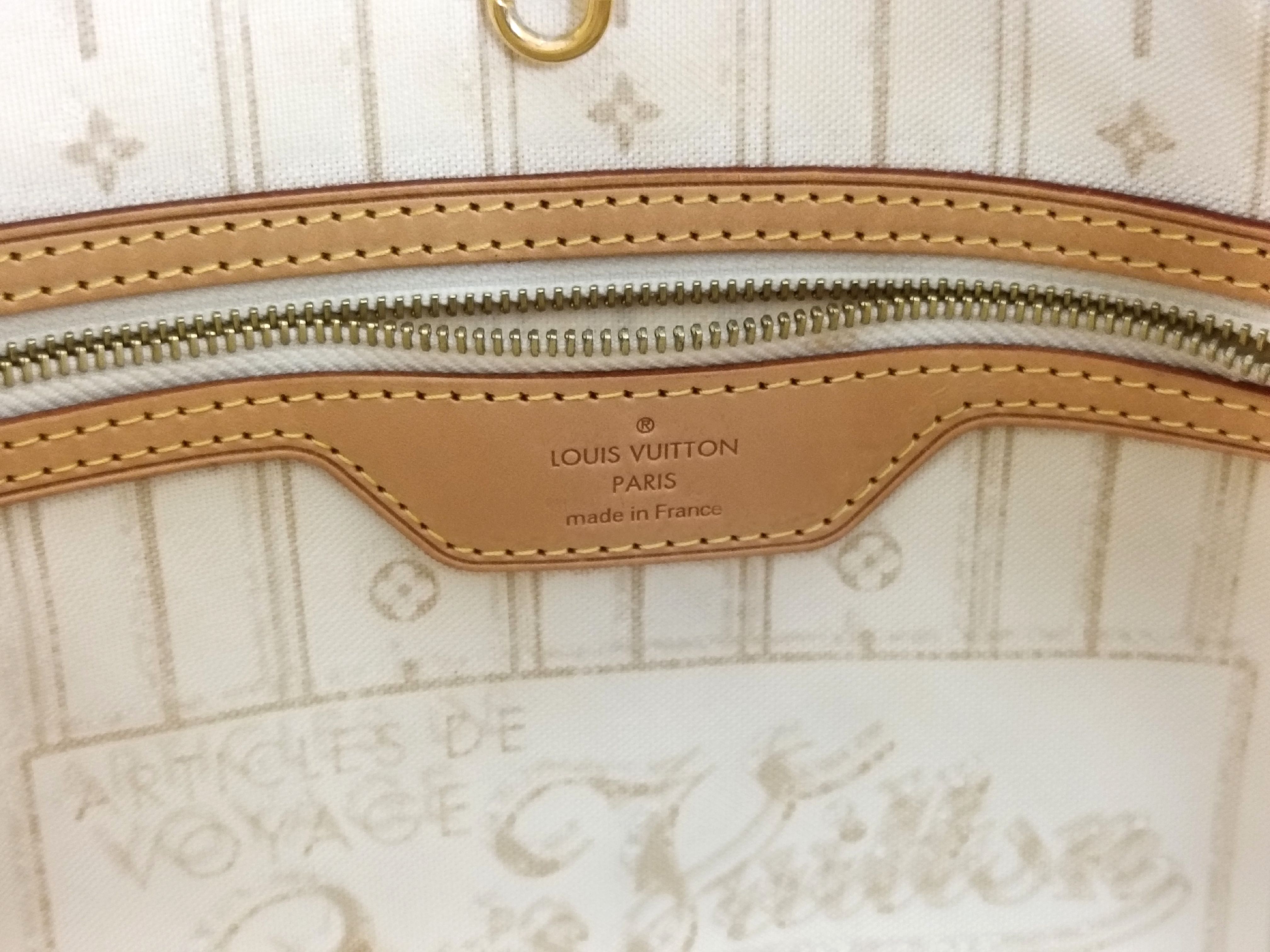 Damier Azur Neverfull MM Tote Bag N51107 SA2141 — view 10