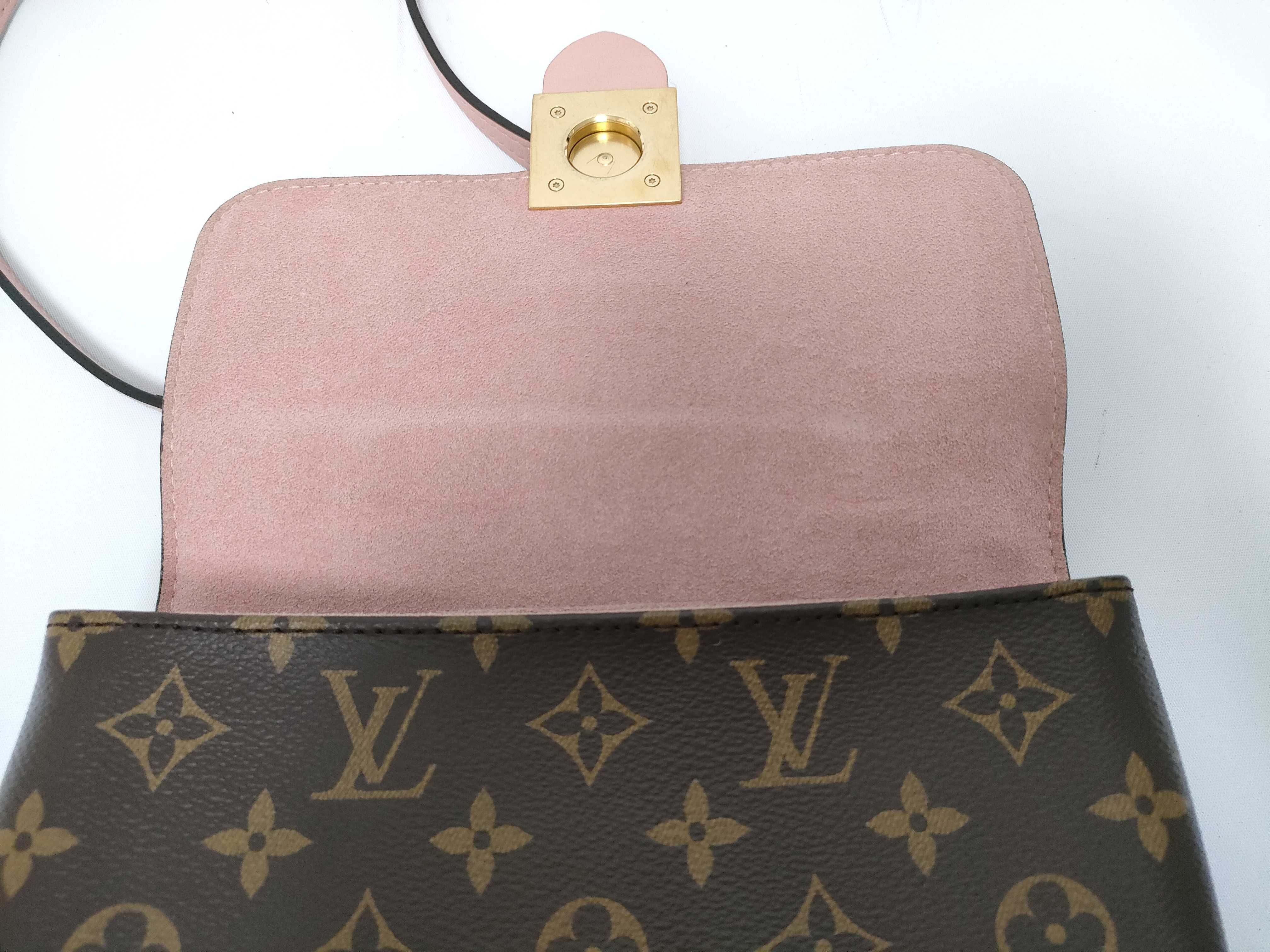 Monogram Louis Vuitton Monogram Pink Lockit M44080 Shoulder Bag — view 9