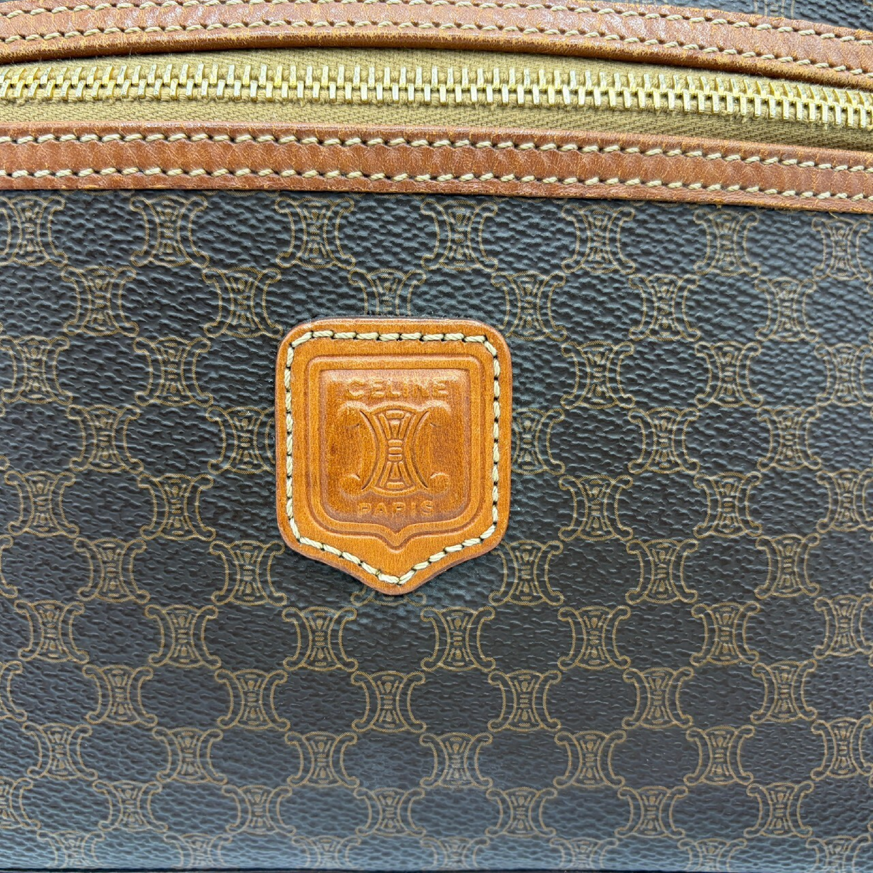 Macadam PVC Leather Vanity Shoulder Bag Brown Shoulder Bag — view 11