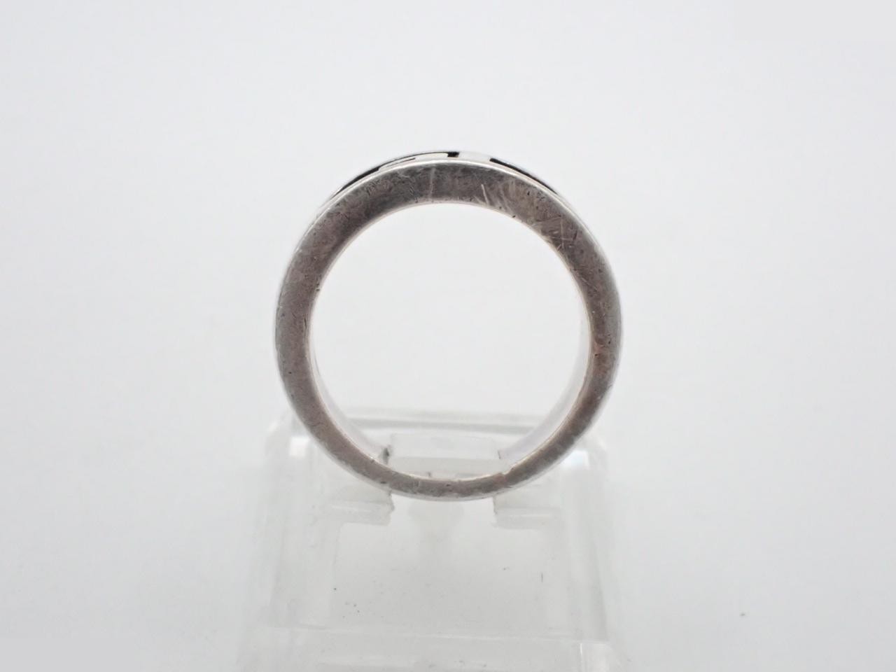 Silver ring, 925 sterling silver, size #13, 9.0g — view 3