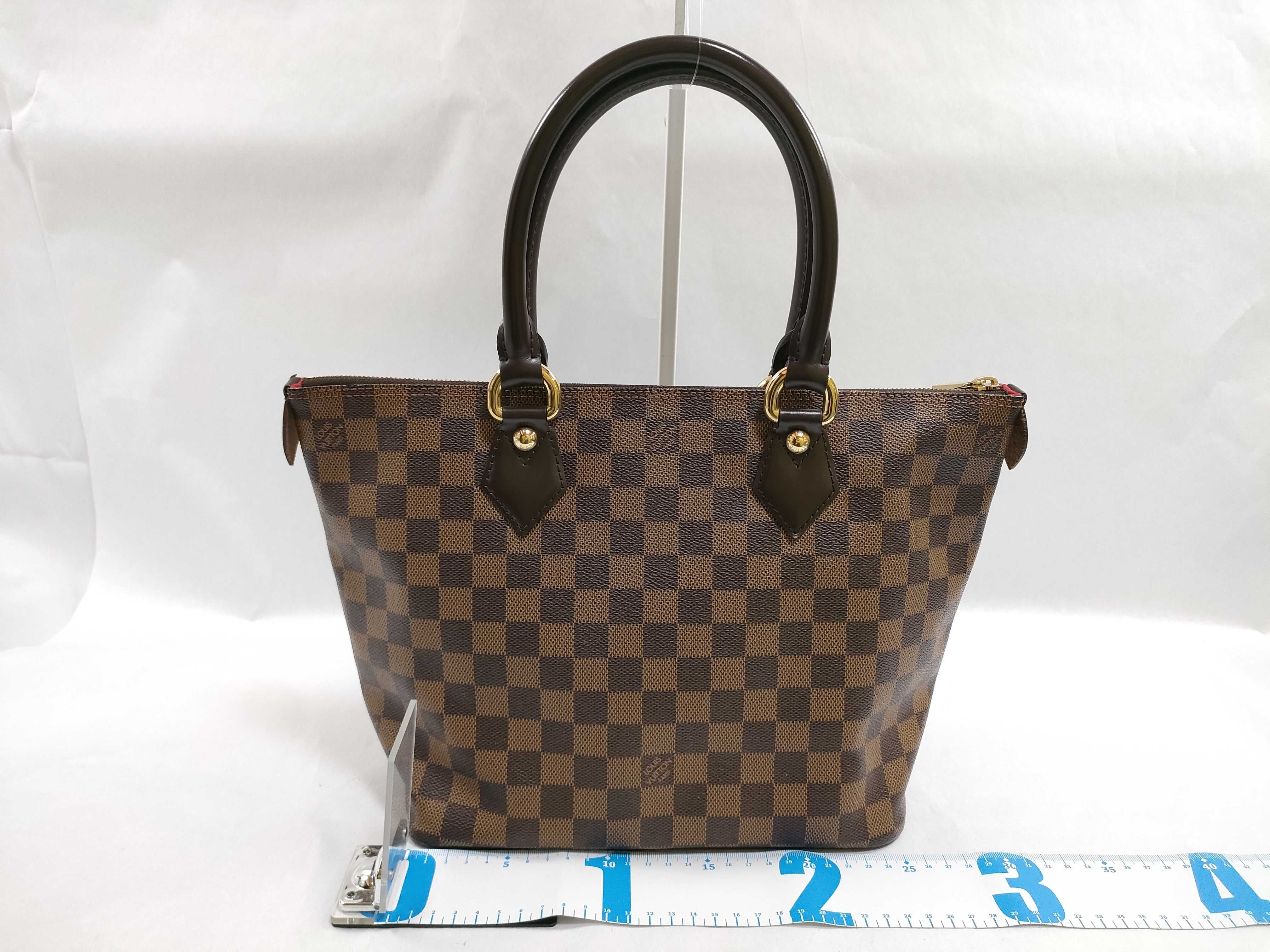 Damier Saleya PM N51183 VI4140 Brown Handbag — view 2