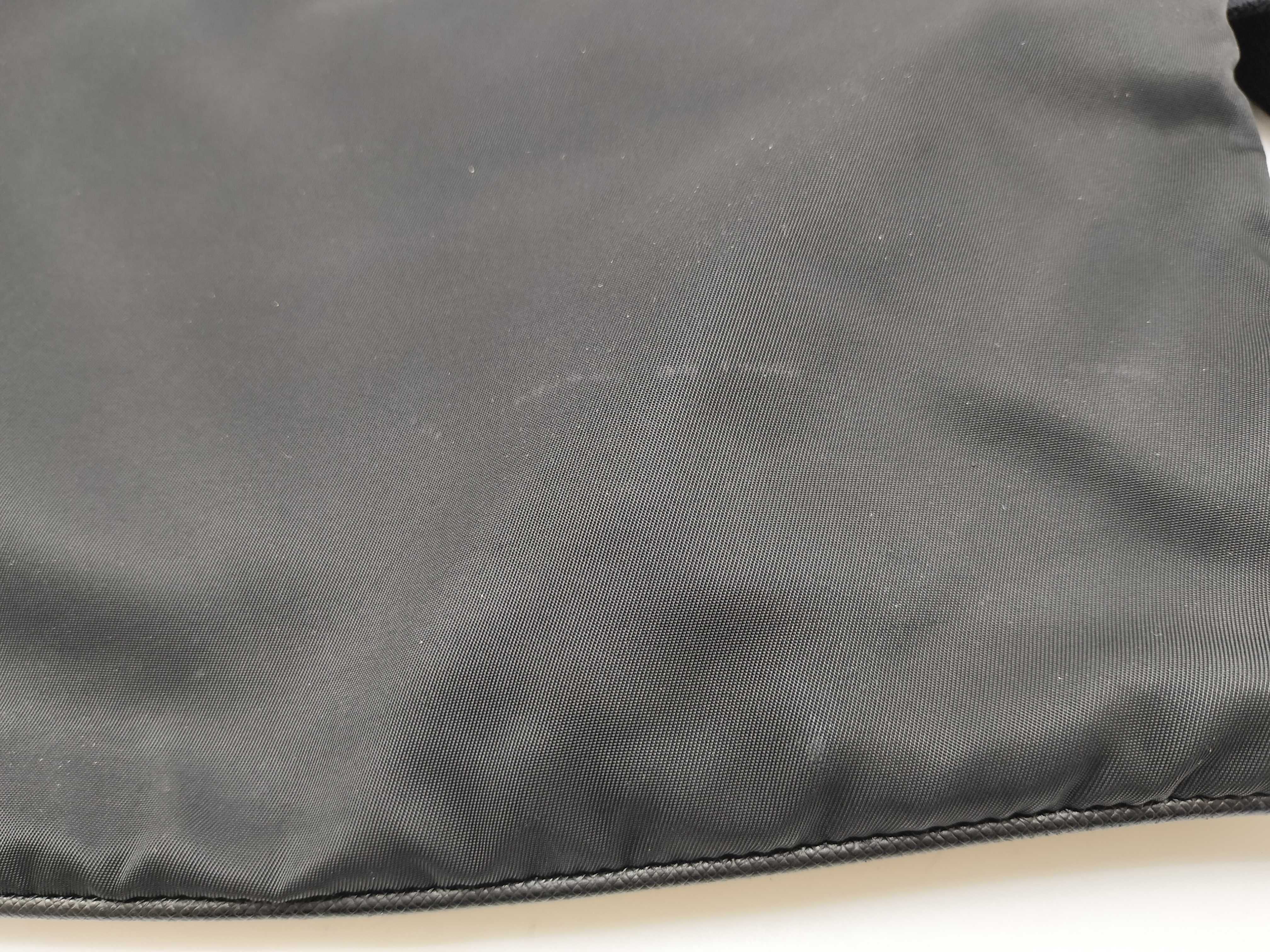 Nylon Prada Current Model 2VH053 Saffiano Shoulder Bag Nylon Triangle Logo Shoulder Bag — view 14